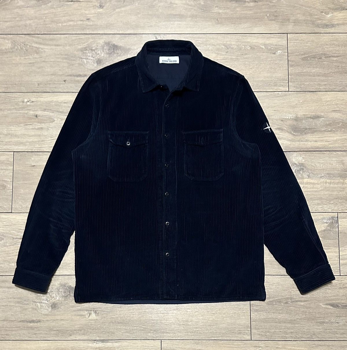 Stone Island cordoroy shirt jacket