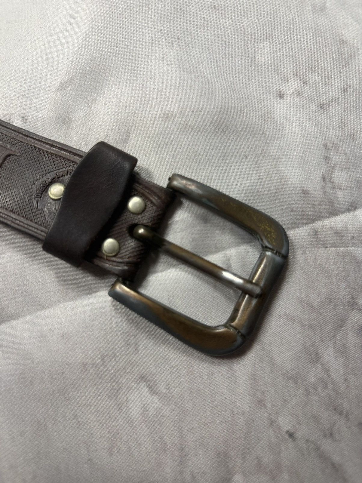 Diesel Diesel Vintage Leather Belt – 90 cm Size 36 - 2 Thumbnail