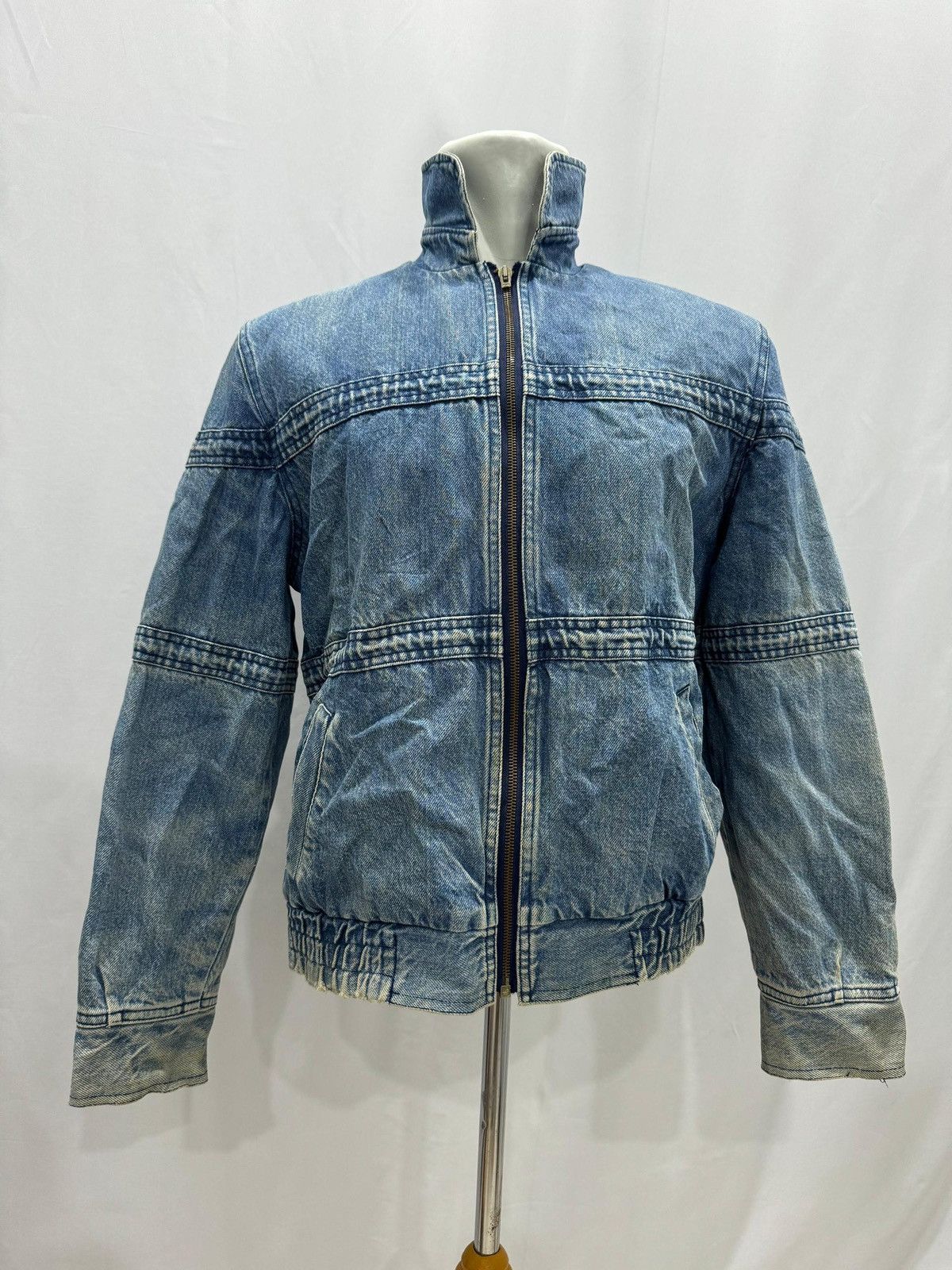 Japanese Brand × Vintage VINTAGE LAWLER Denim Army Jacket Size US S / EU 44-46 / 1 - 3 Thumbnail