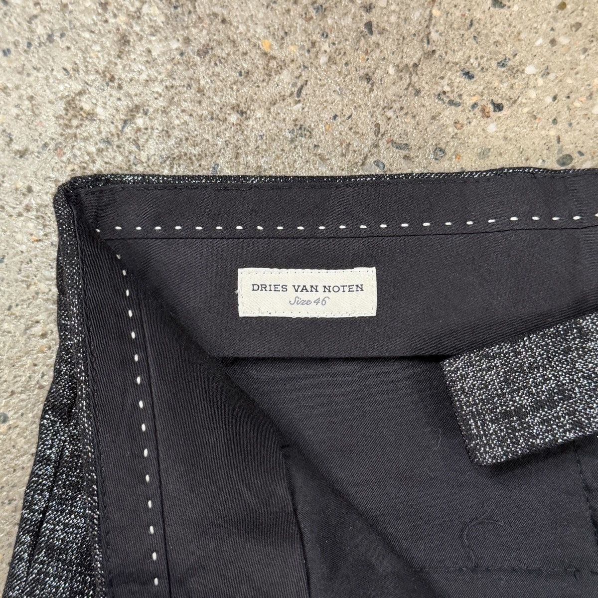 Dries Van Noten Dries Van Noten Glitter Tuxedo Suit Size 48R - 8 Thumbnail