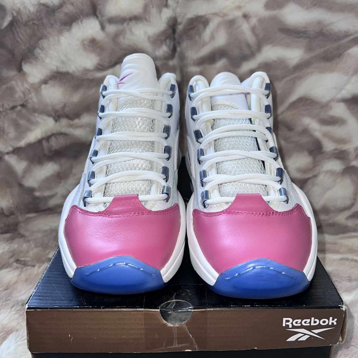 Eric Emanuel × Reebok REEBOK QUESTION MID ERIC EMANUEL PINK TOE Size US 9 / EU 42 - 5 Thumbnail