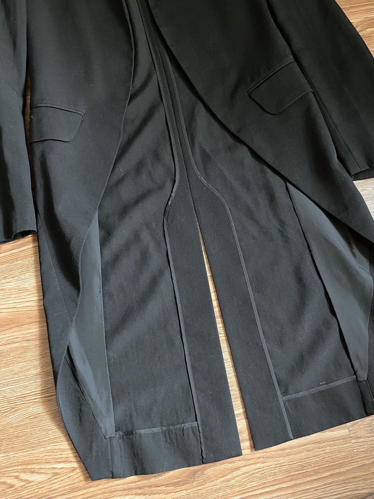 Yohji Yamamoto Yohji Yamamoto Pour Homme Wool Gabardine Morning Coat SS11 Size US M / EU 48-50 / 2 - 3 Thumbnail