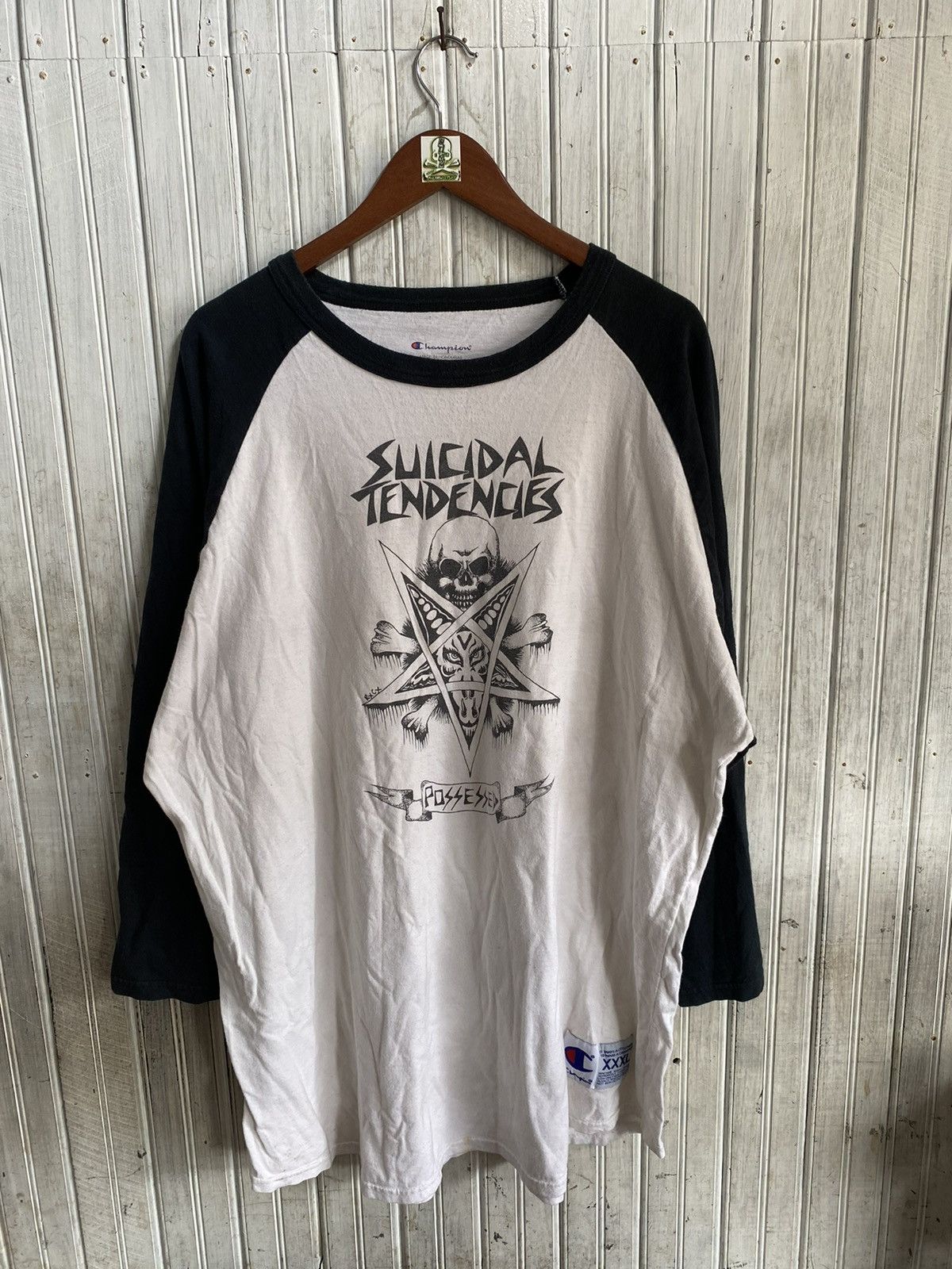 Band Tees Raglan Champion X Suicidal Tendencies Size US XXL / EU 58 / 5 - 1 Thumbnail