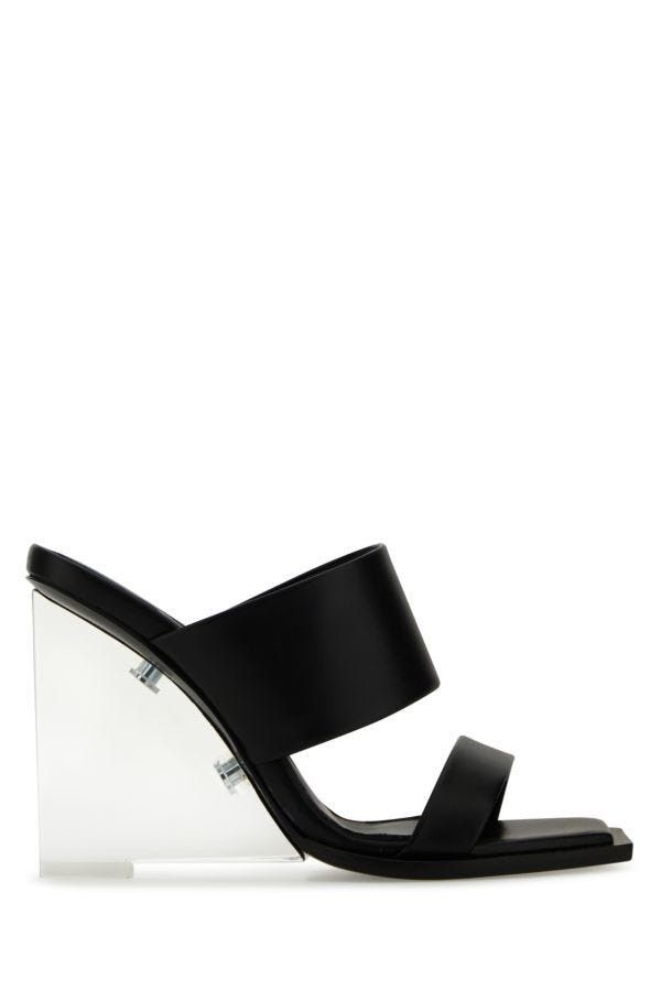 Alexander McQueen o1y0225 Sandals in Black Size US 10 / IT 40 - 1 Thumbnail