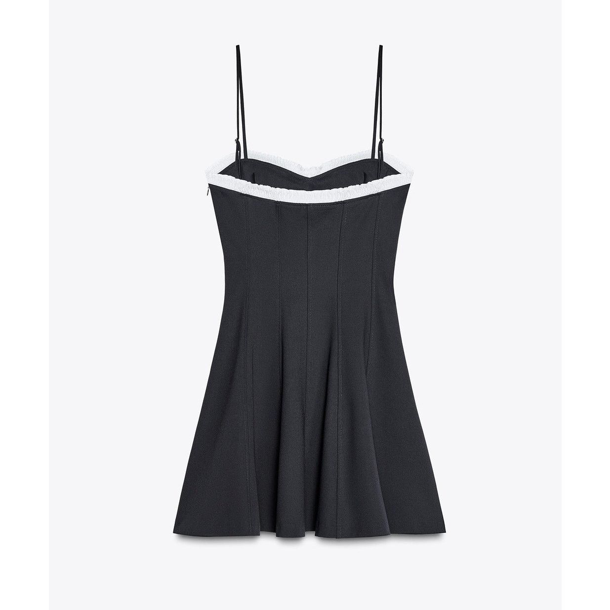 Zara ZARA Coastal Navy Bow Mini Dress NWT Size S / US 4 / IT 40 - 24 Thumbnail