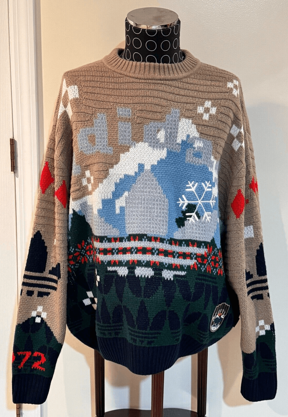 image of Adidas 72 Winter Olympic Sweater Collection Xl, Men's