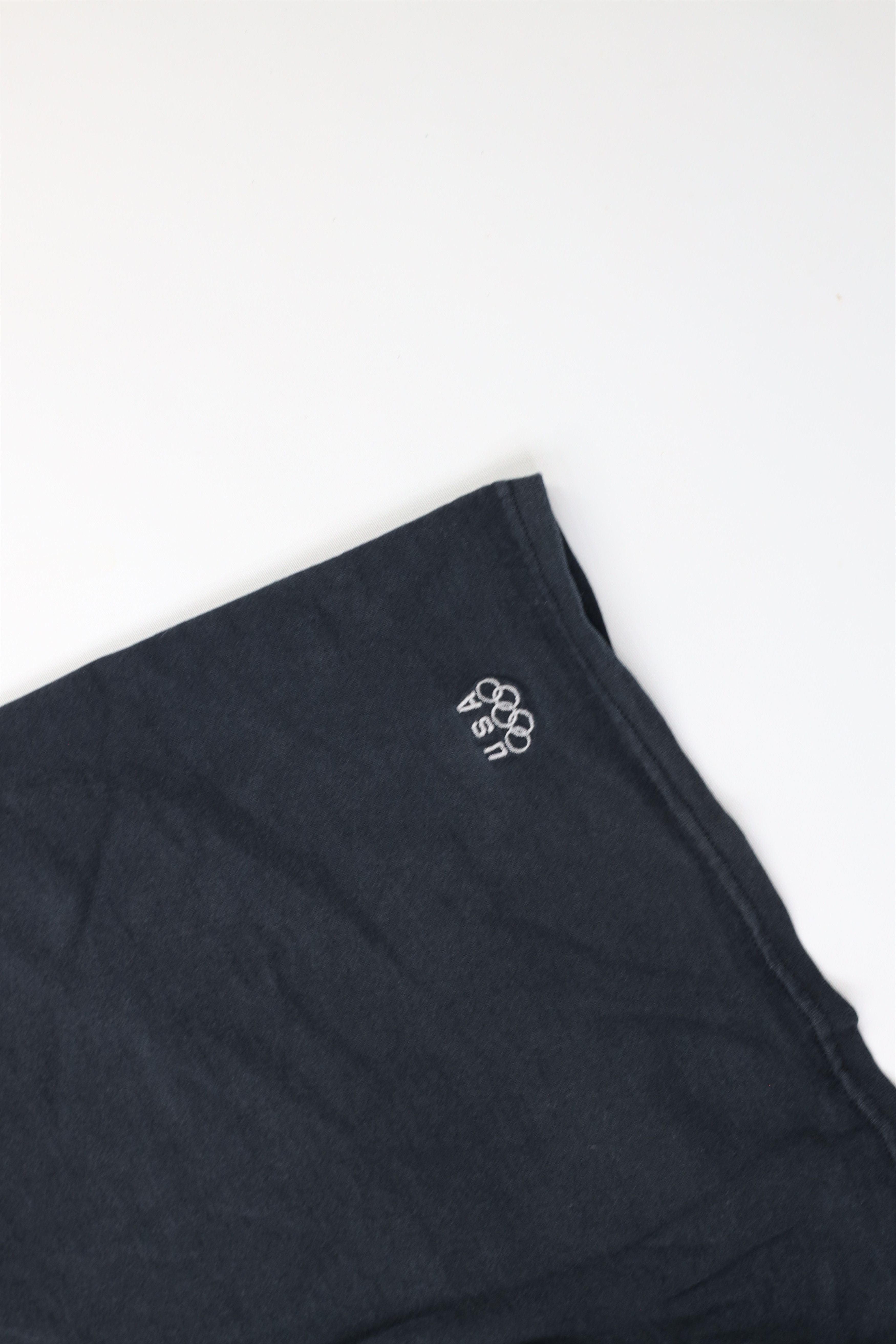 Vintage Vintage 90s USA Olympics Above Knee Shorts Black Cotton USA Size US 36 / EU 52 - 5 Thumbnail