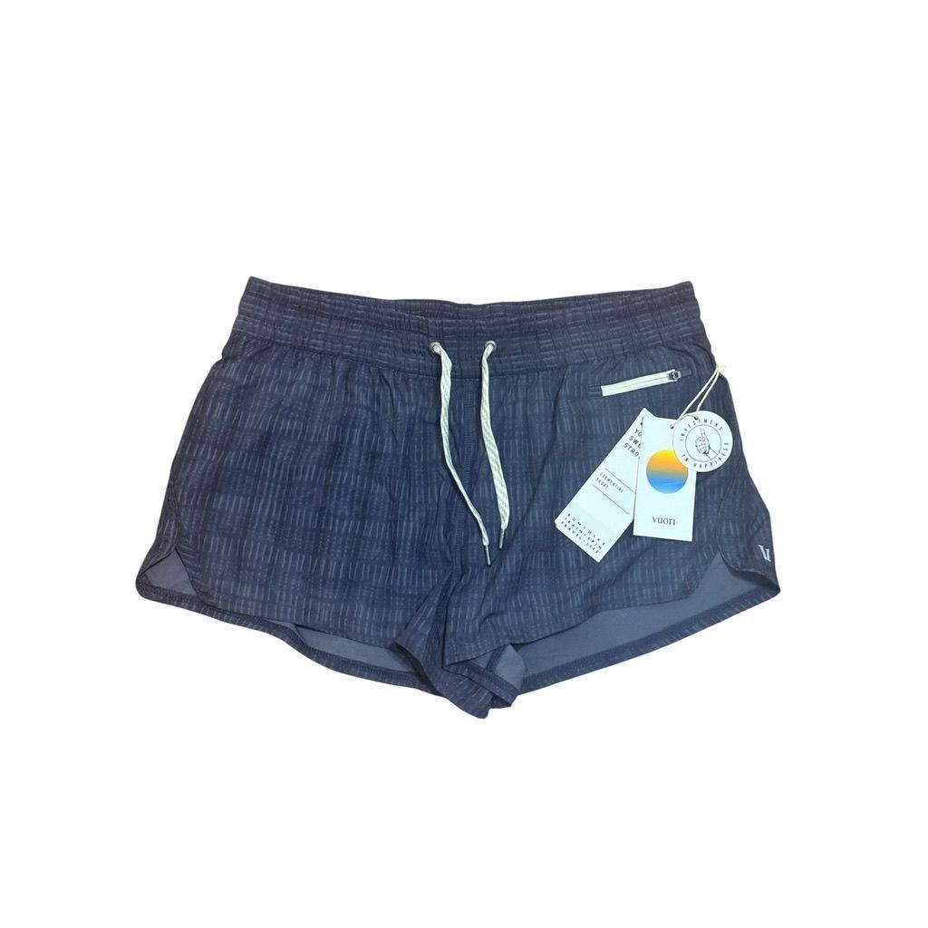Vuori NWT Vuori Clementine Shorts Large Ink Shibori Grid Blue Prin Size 32" / US 10 / IT 46 - 1 Thumbnail