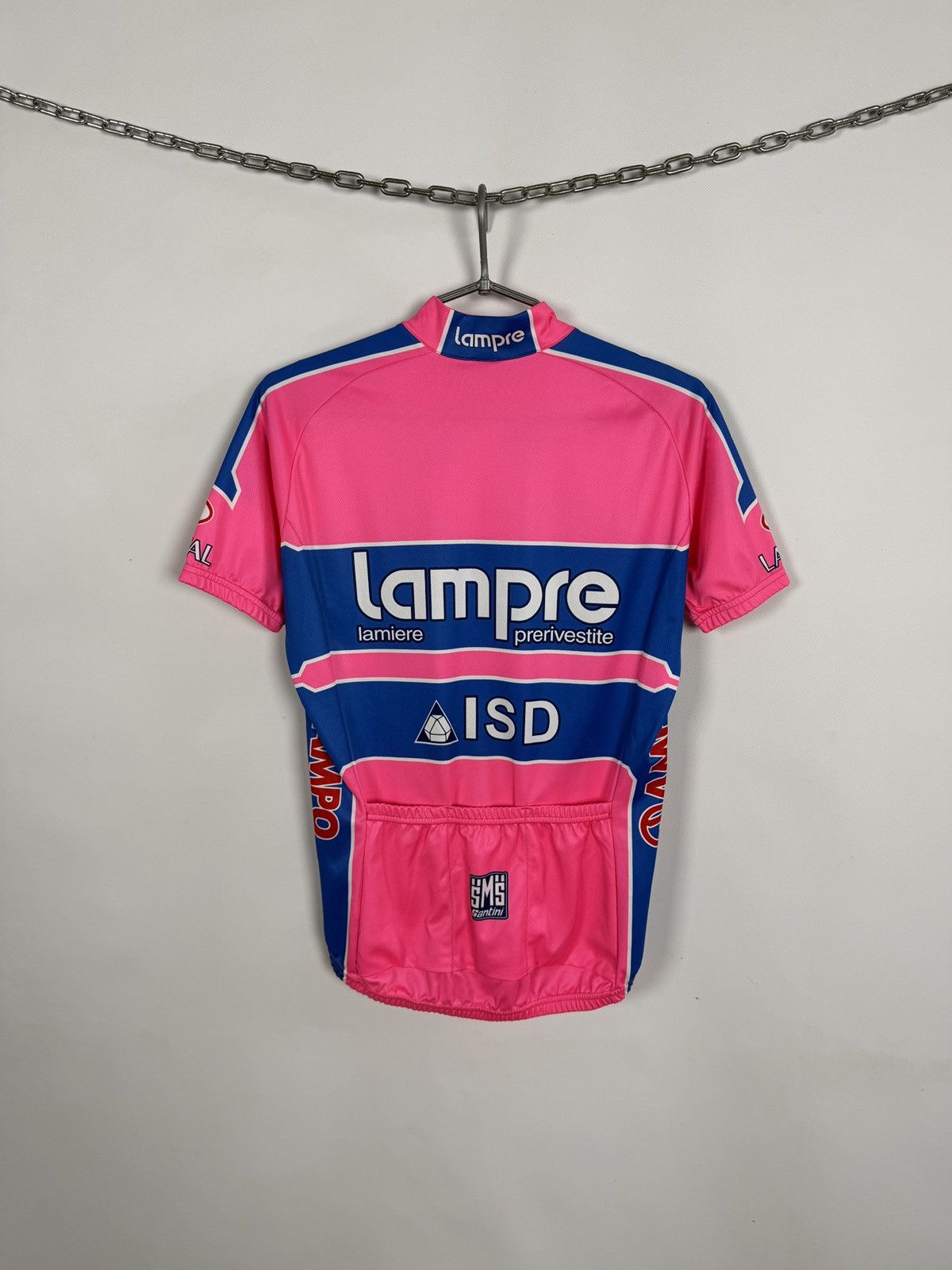 Rapha SMS Santini Cycling Jersey Lampre ISD Italy Bike Shirt Sz M Size US M / EU 48-50 / 2 - 9 Thumbnail