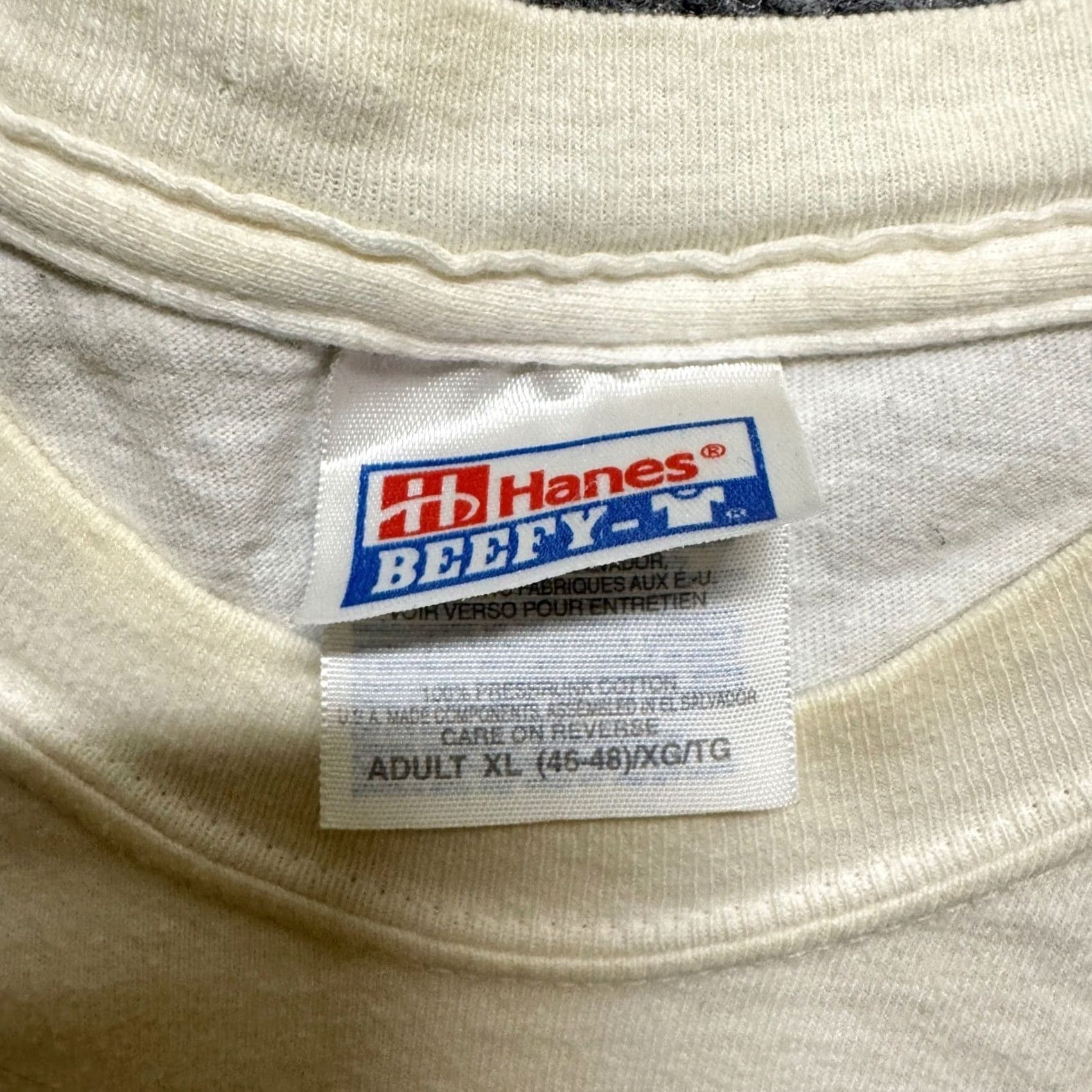 Off-White VINTAGE Hawaii T-shirt Men XL Off-white Lahina Island 90s Hanes Heavyweight Beige Size US XL / EU 56 / 4 - 3 Thumbnail