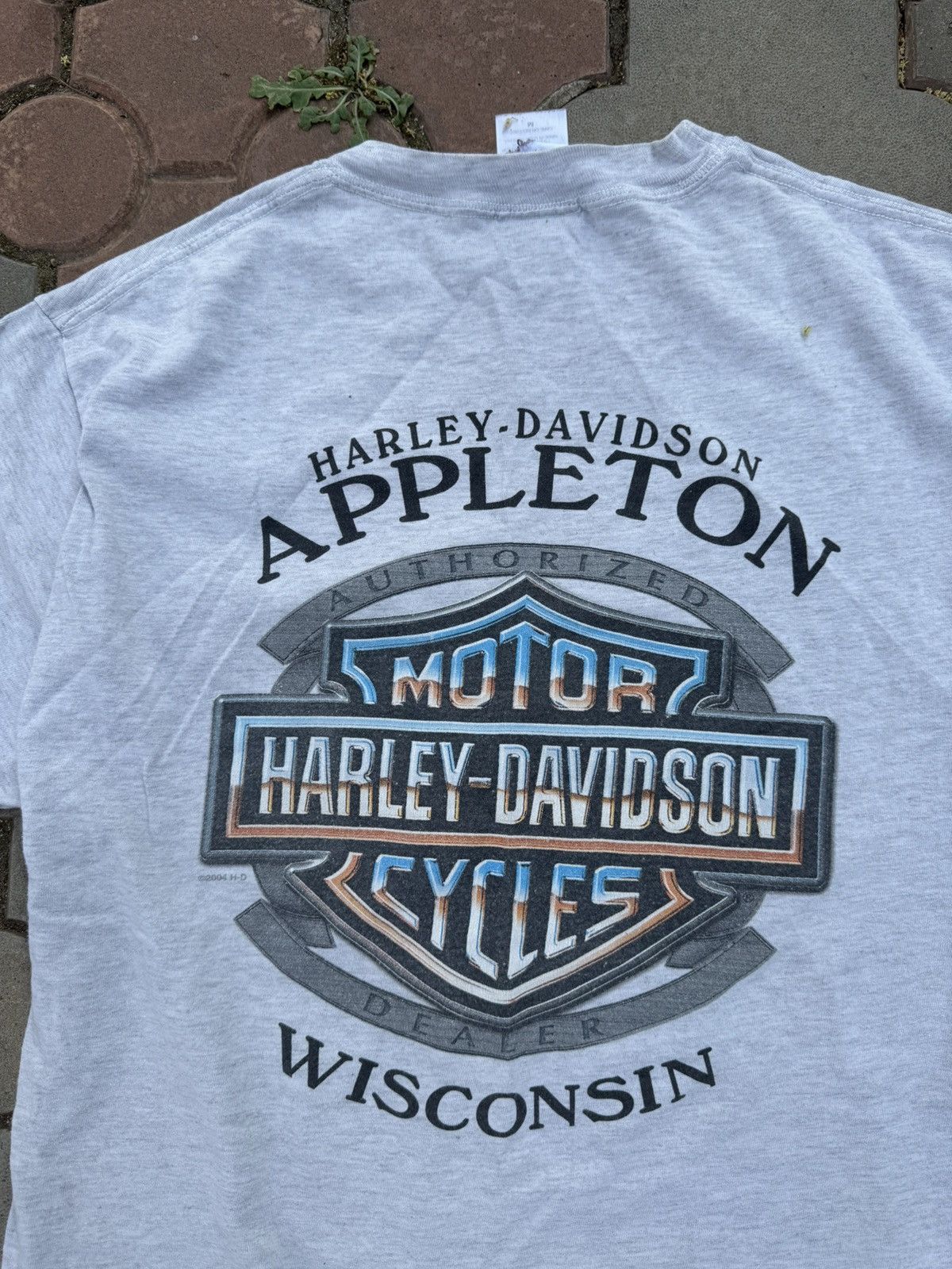 Harley Davidson Vintage Harley Davidson Big Logo Tee Shirt USA Size US M / EU 48-50 / 2 - 2 Thumbnail