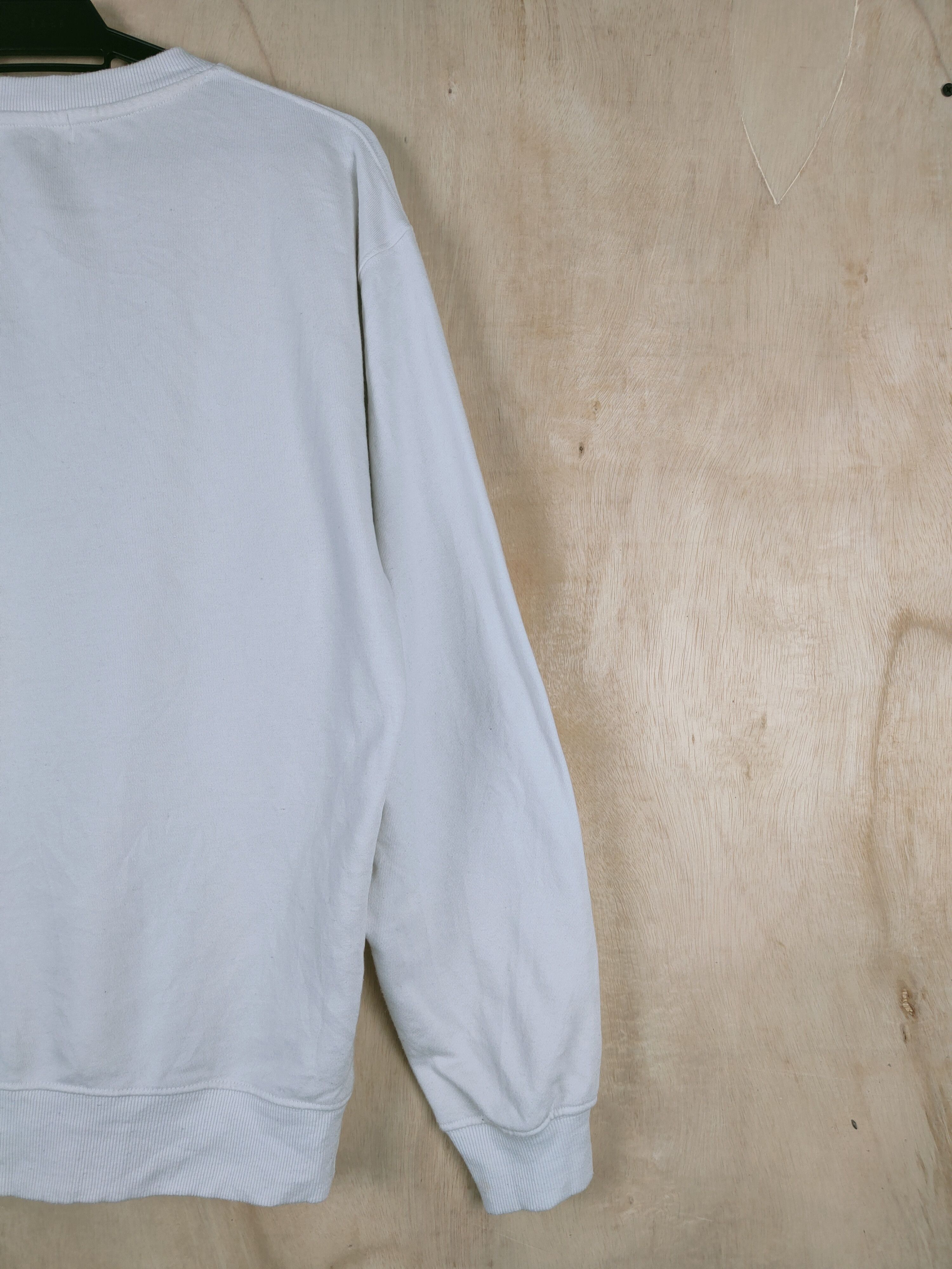 Japanese Brand Wego White vintage Sweatshirts #S2607 Size US L / EU 52-54 / 3 - 9 Thumbnail