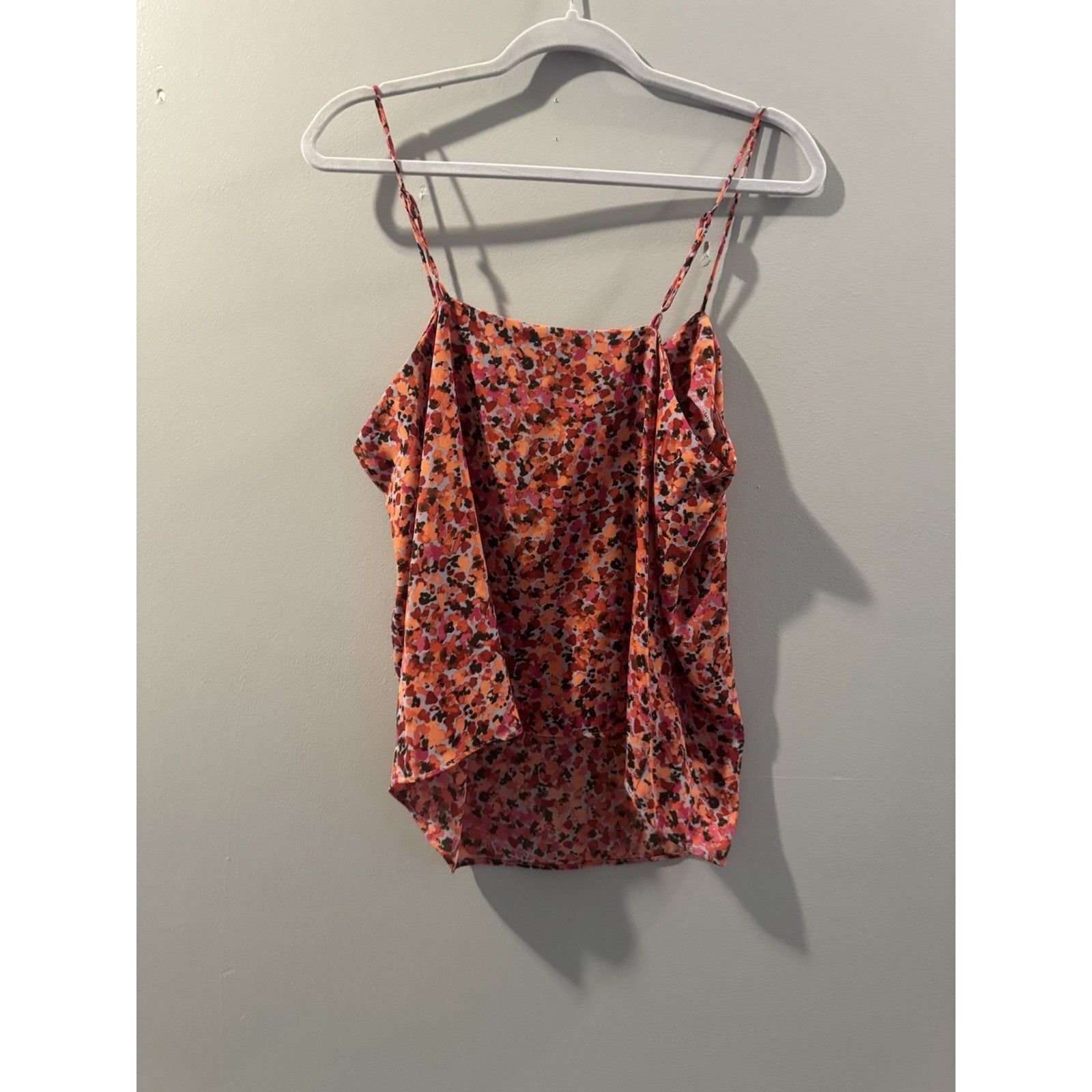 Nine West Nine West Pink Speckled Spaghetti Strap Lightweight Tank Blo Size L / US 10 / IT 46 - 5 Thumbnail