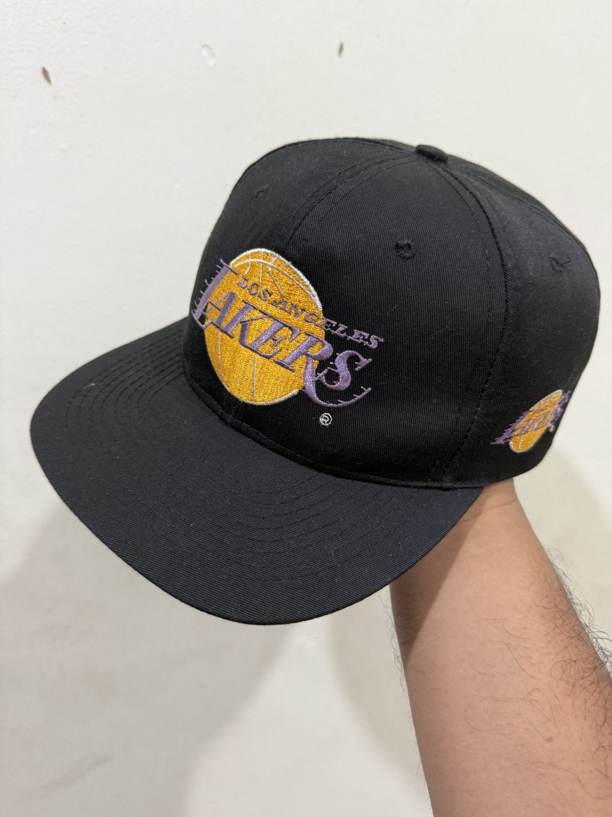 NBA 90’s Lakers Blockhead Snapback Size ONE SIZE - 2 Thumbnail