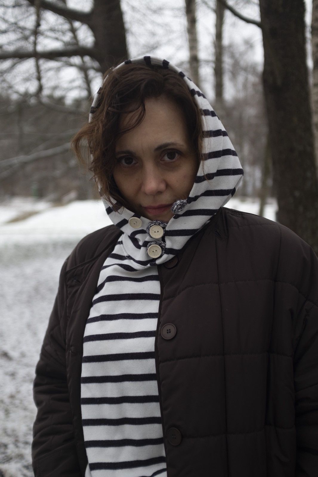 Other Knot Hoodie in stripes / black Size US M / EU 48-50 / 2 - 5 Thumbnail