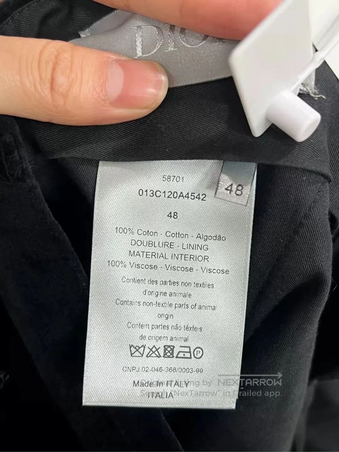 Dior Dior Velvet Trousers Size 48. Size US 40 / EU 56 - 3 Thumbnail