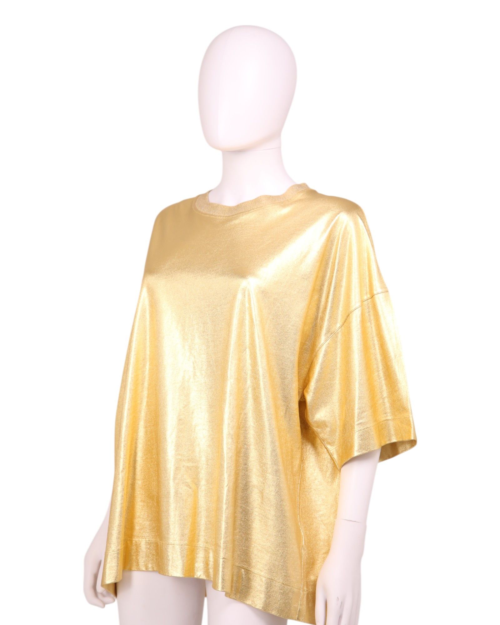 Dries Van Noten Gold Oversized tee Size M / US 6-8 / IT 42-44 - 2 Thumbnail