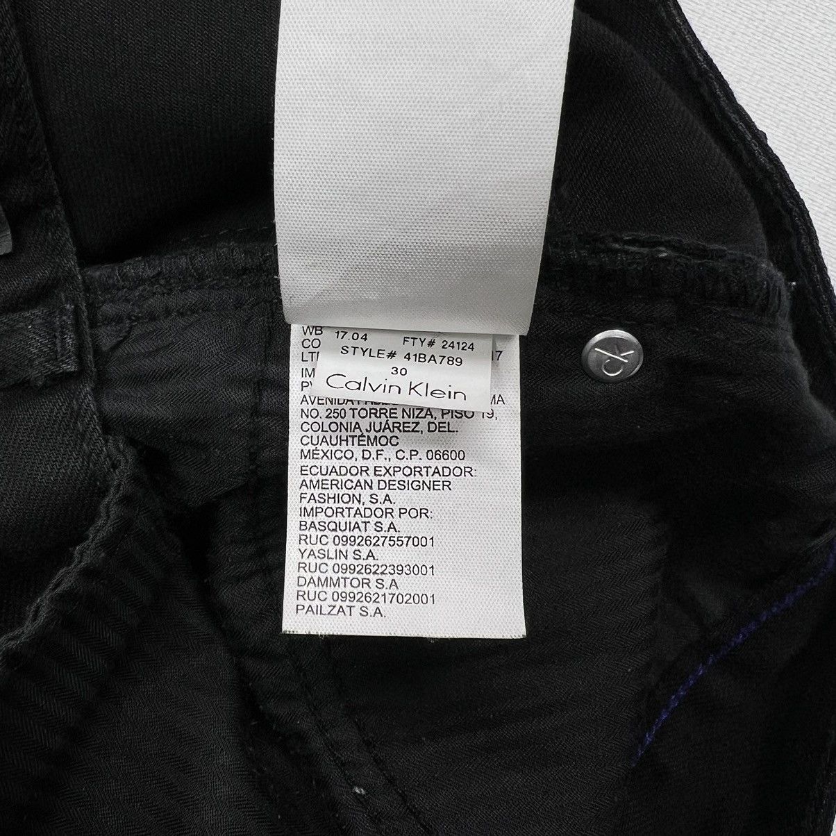 Calvin Klein Calvin Klein Jeans Black Slim Fit Regular Denim Pants Dark Size US 30 / EU 46 - 12 Thumbnail
