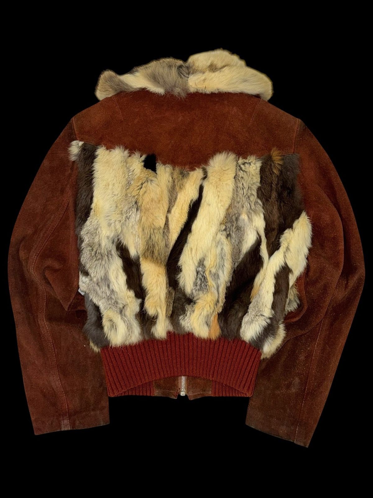 Other Vintage leather jacket with fur avant garde archival Size US S / EU 44-46 / 1 - 2 Thumbnail
