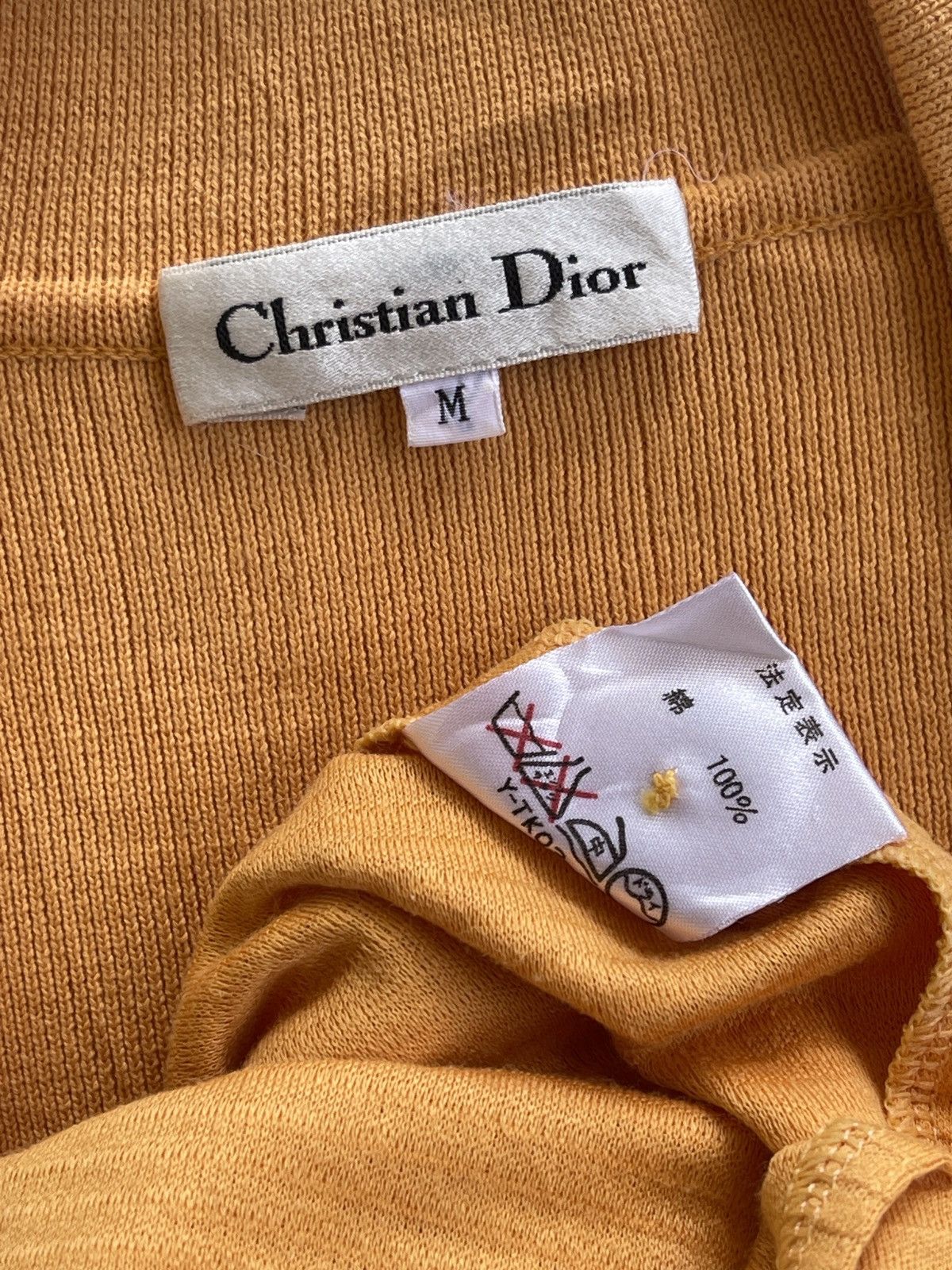 Christian Dior Monsieur Vintage Christian Dior Long Dress Knit Shirt Size M / US 6-8 / IT 42-44 - 9 Thumbnail