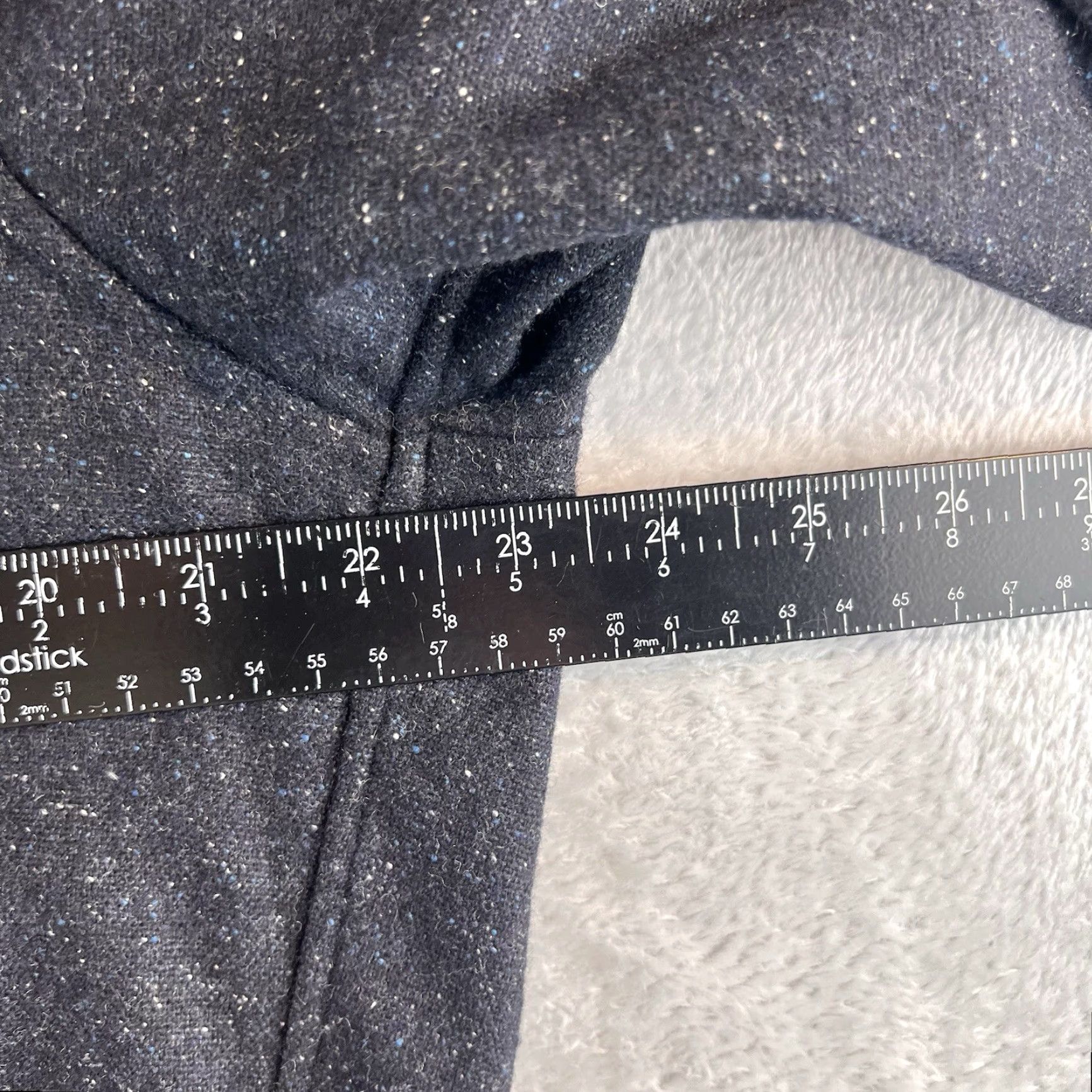 Bonobos Bonobos Shirt Mens XL Wool Charcoal Donegal Camp Long Sleeve Button-Up Outdoor Casual Preppy Outdoor Retro Speckled Size US XL / EU 56 / 4 - 3 Thumbnail