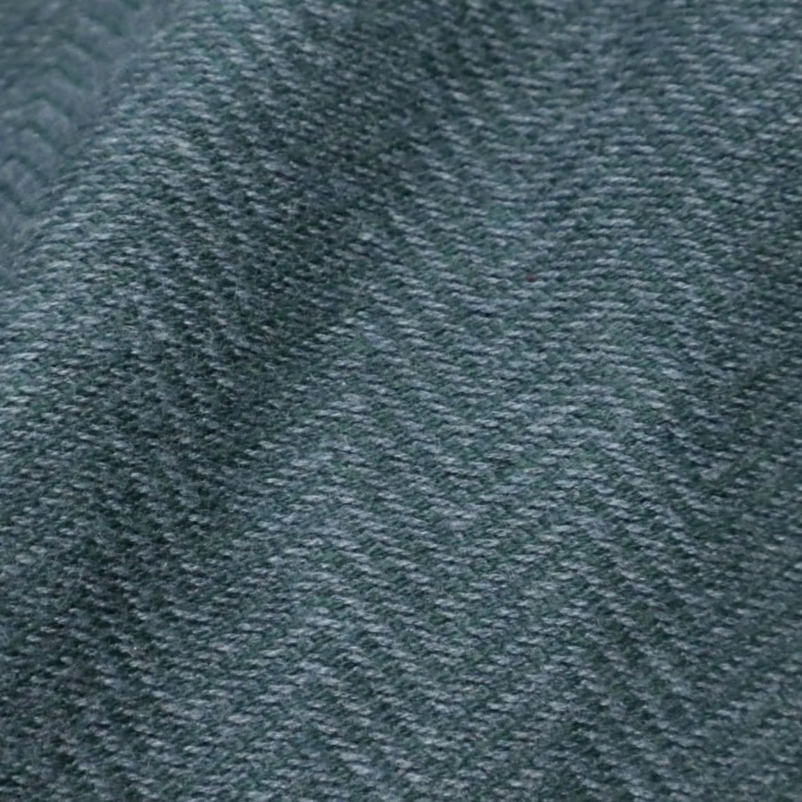 Bonobos Bonobos 1/4 Zip Knit Herringbone Solid Mock Long Sleeve Sweater Green Men's M Size US M / EU 48-50 / 2 - 6 Thumbnail