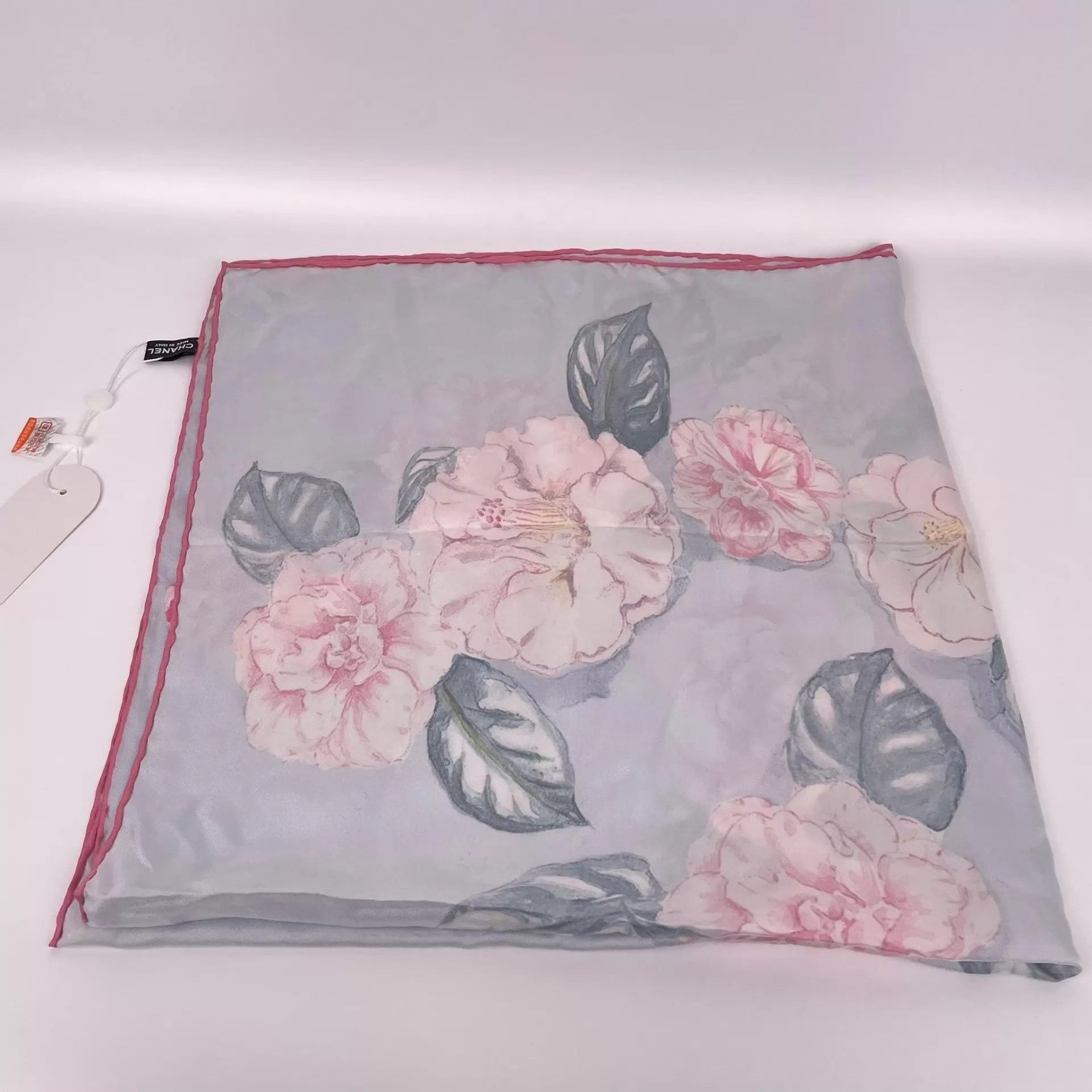Chanel CHANEL silk scarf 260124TMJAB01 Size ONE SIZE - 7 Thumbnail