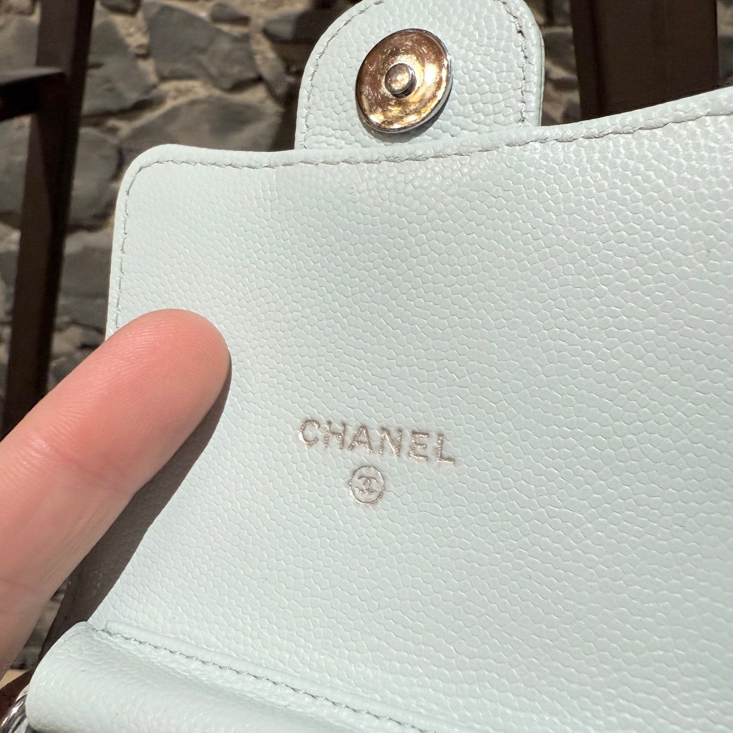 Chanel Chanel 2021 Caviar Leather Phone Holder Crossbody Chain Bag Size ONE SIZE - 11 Thumbnail