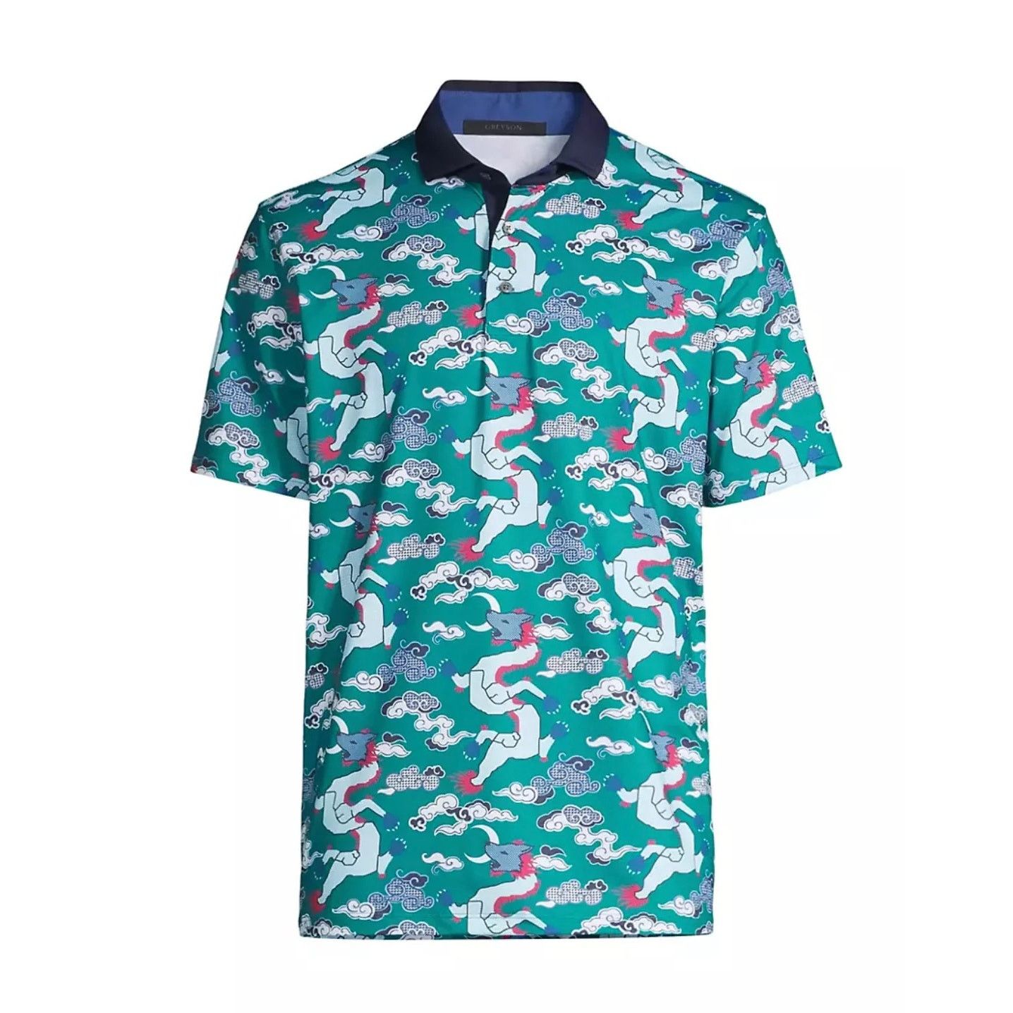 Other NWT Greyson Men's Wolf Slayer Polo in Jungle size Large Size US S / EU 44-46 / 1 - 1 Thumbnail