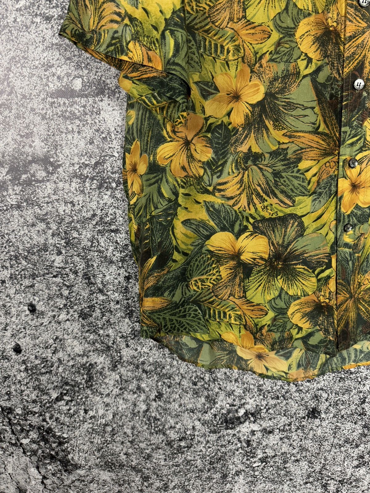 Vintage Anyway Silk Hawaiian Shirt Floral Tropical Short Sleeve Sz M Size US M / EU 48-50 / 2 - 4 Thumbnail