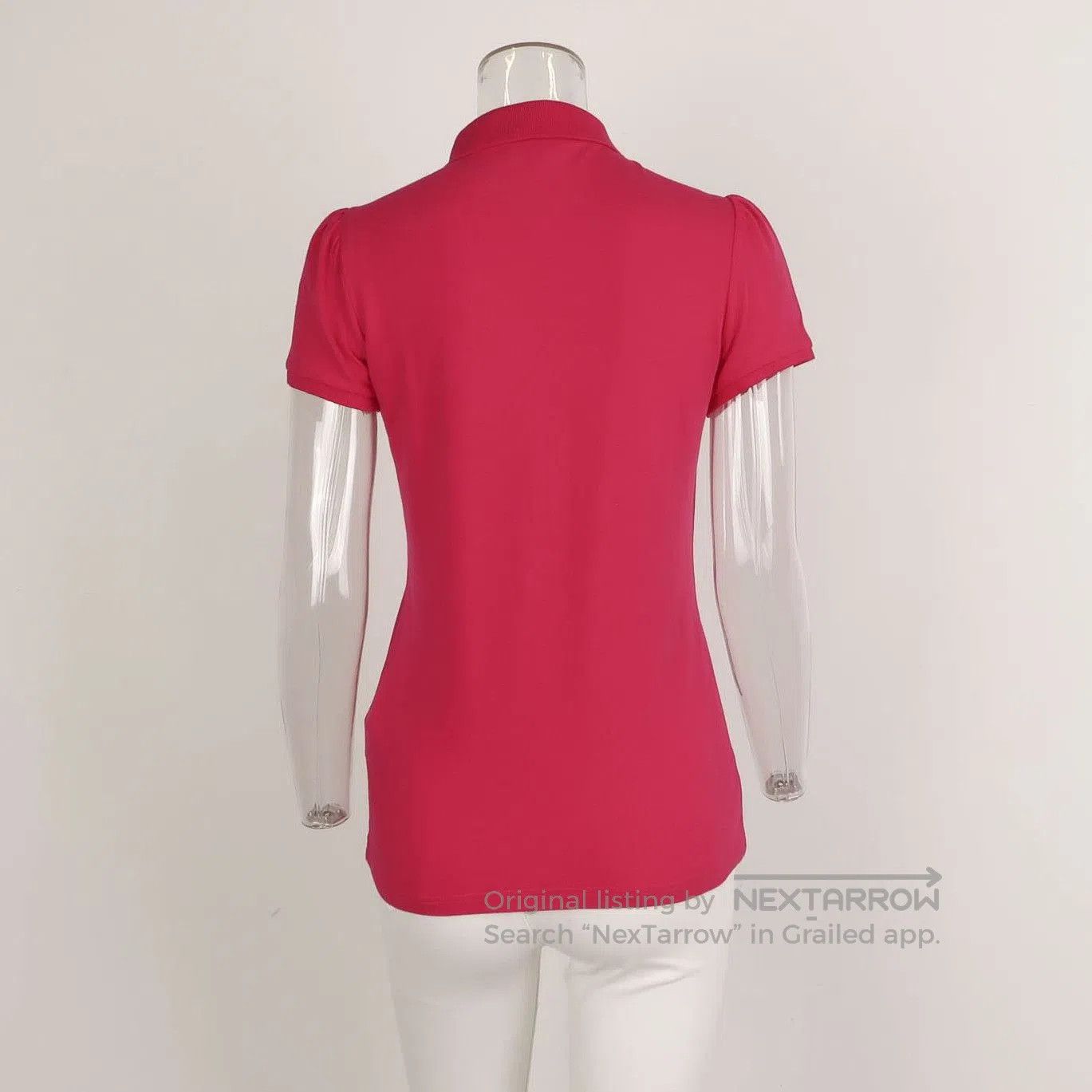 Burberry Burberry Embroidered Logo Polo Shirt in Red . Size US M / EU 48-50 / 2 - 1 Thumbnail