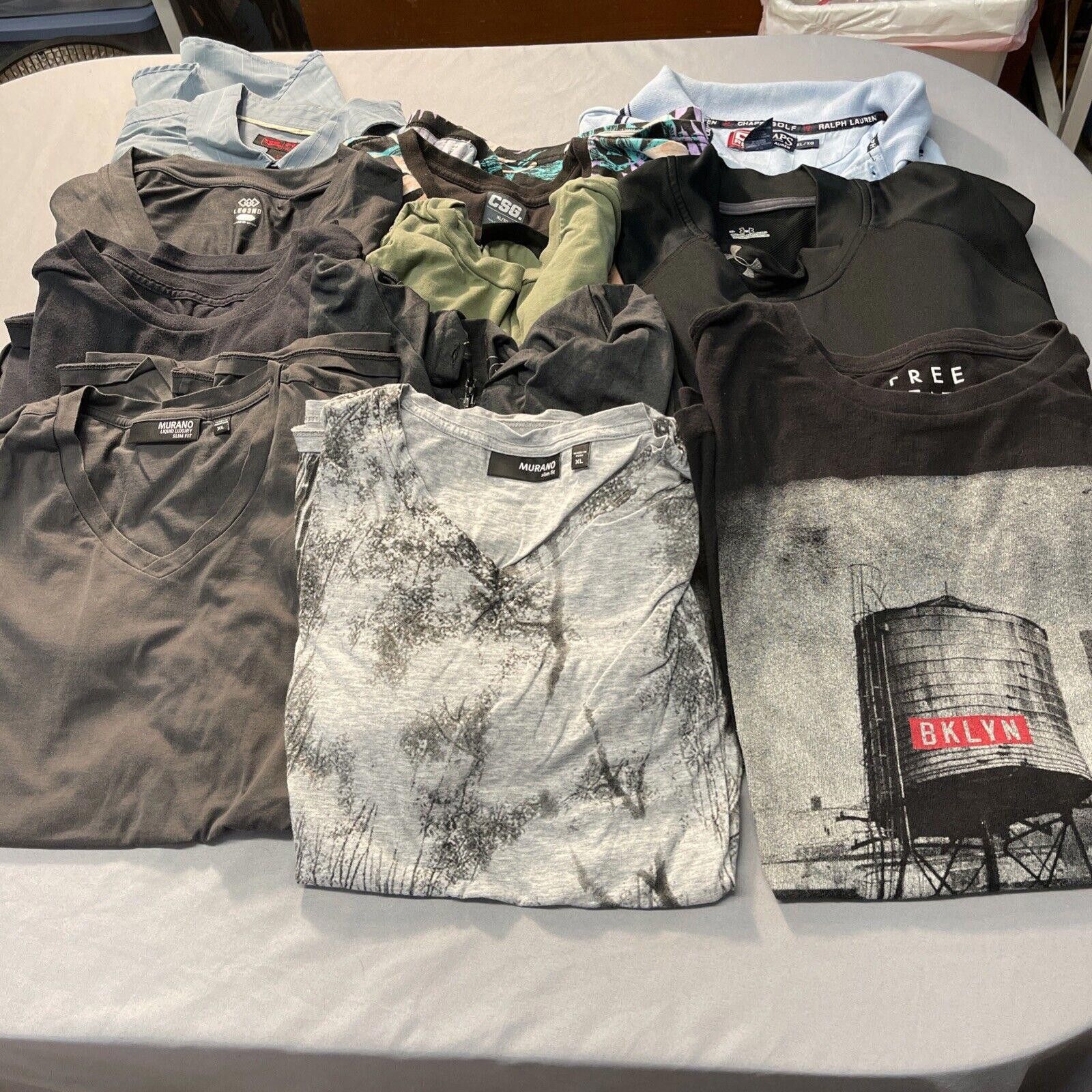 Designer Mens T Shirt Lot 11 SIZE XL Wholesale Size ONE SIZE - 1 Thumbnail