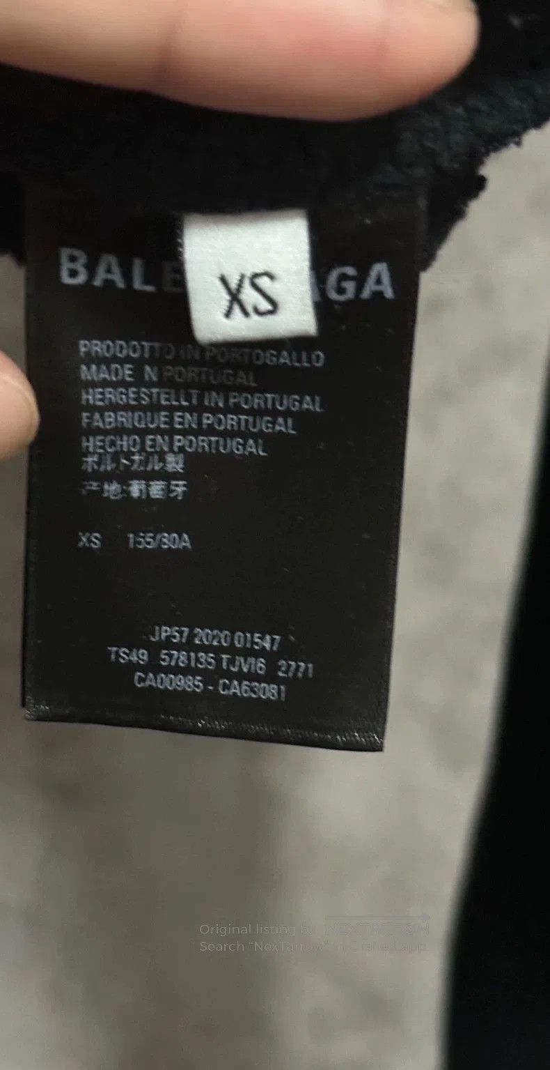 Balenciaga Balenciaga Seven Languages Black Hoodie. Size US XS / EU 42 / 0 - 3 Thumbnail