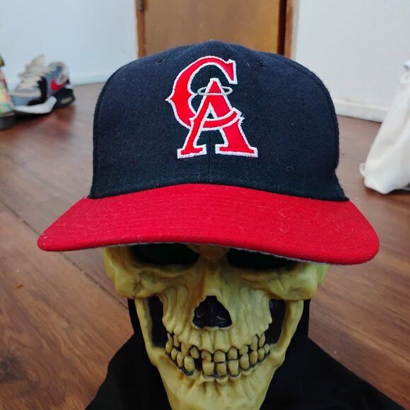 New Era Vintage New Era California Angels Fitted Hat Cap 6 5/8 Size ONE SIZE - 1 Thumbnail