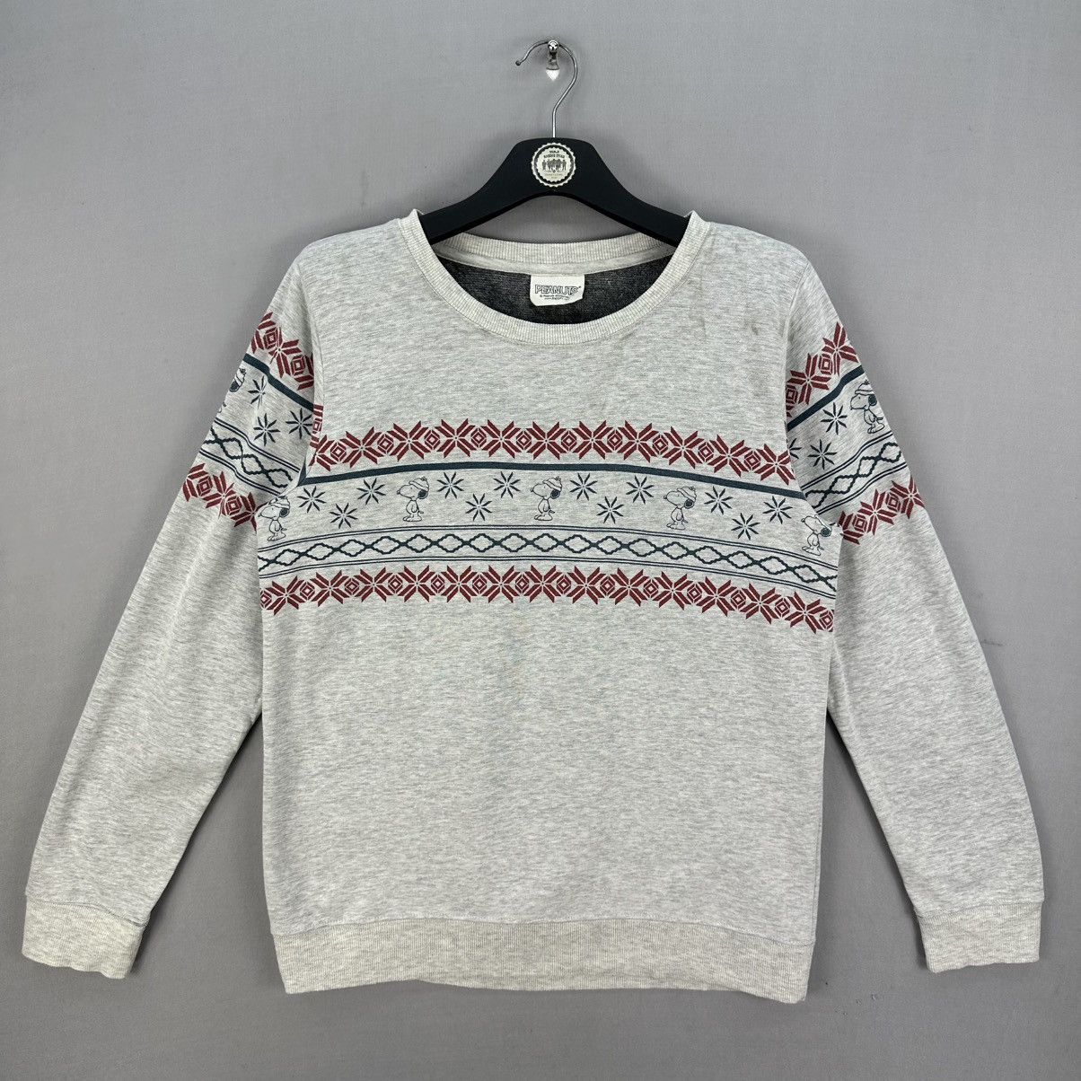 Peanuts Vintage Peanut Snoopy Snow Sweatshirt Fleece Lining Size US XS / EU 42 / 0 - 1 Thumbnail