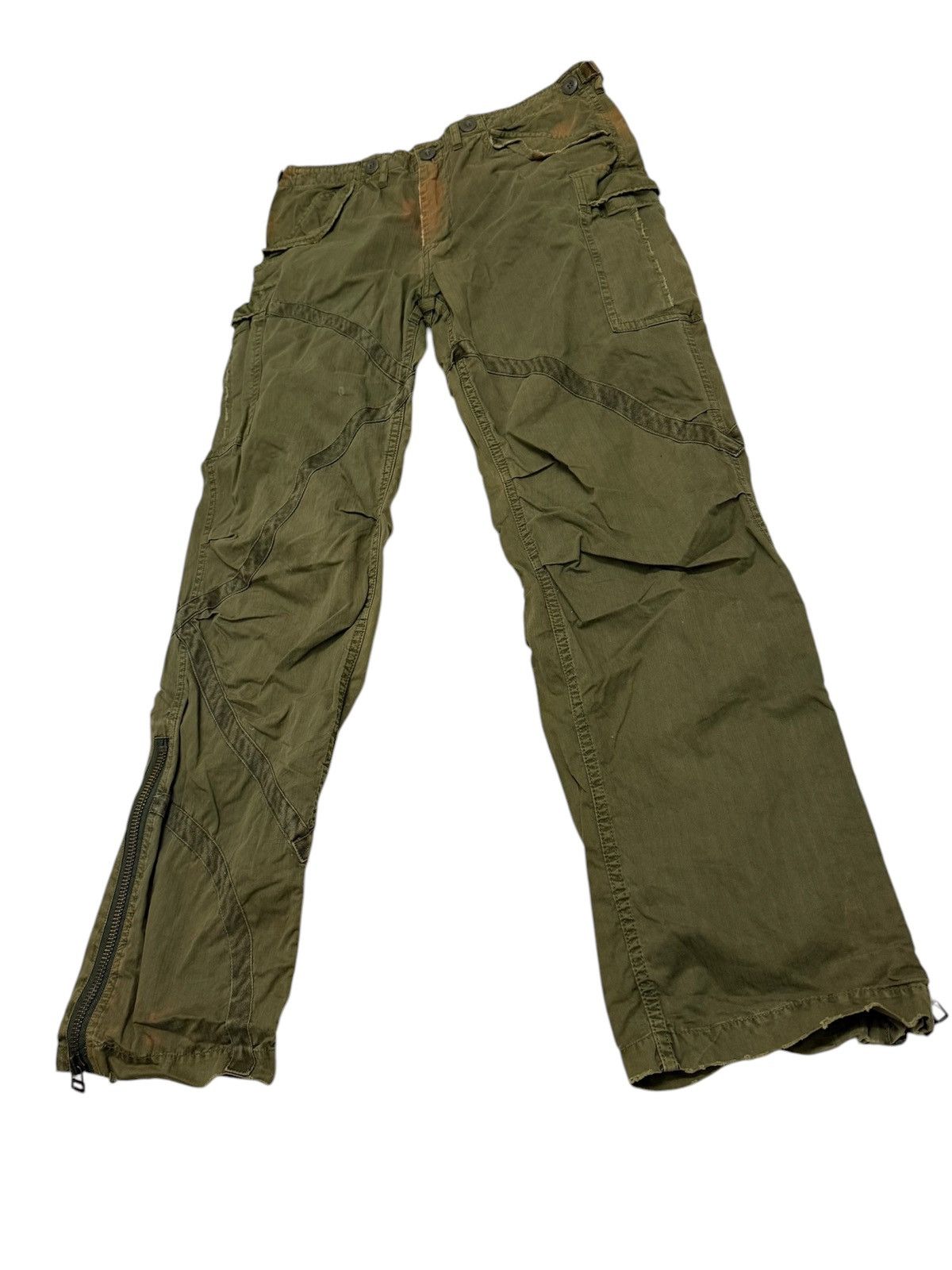 Vintage Japan Brand Aima Tactical Army Style Pants Cargo Design Size US 32 / EU 48 - 3 Thumbnail