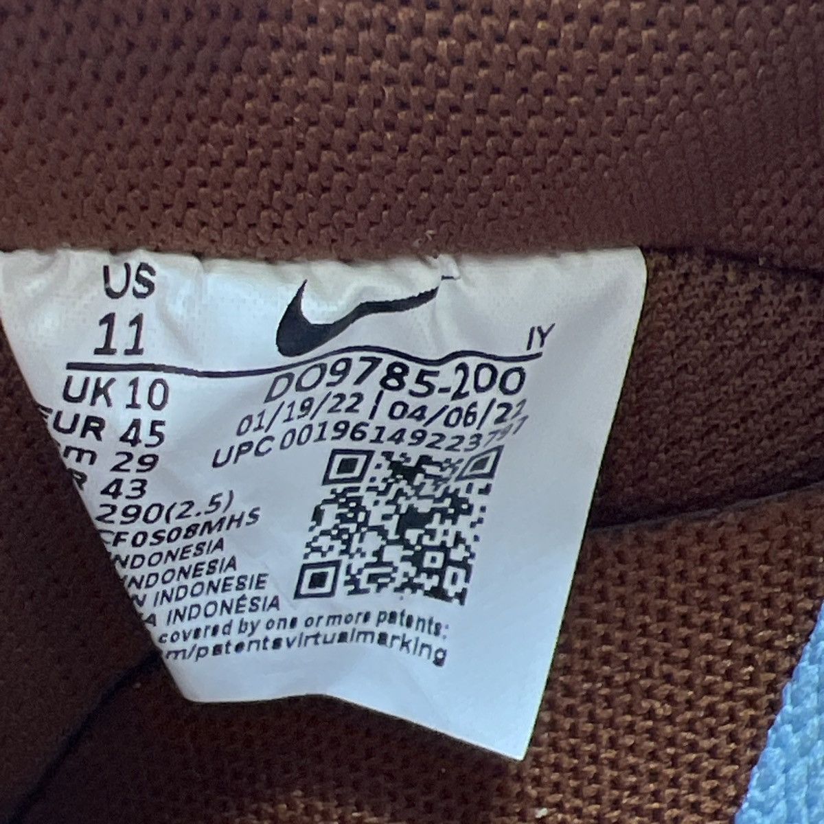 Nike Air Force 1 Certified fresh pecan Size US 11 / EU 44 - 8 Thumbnail