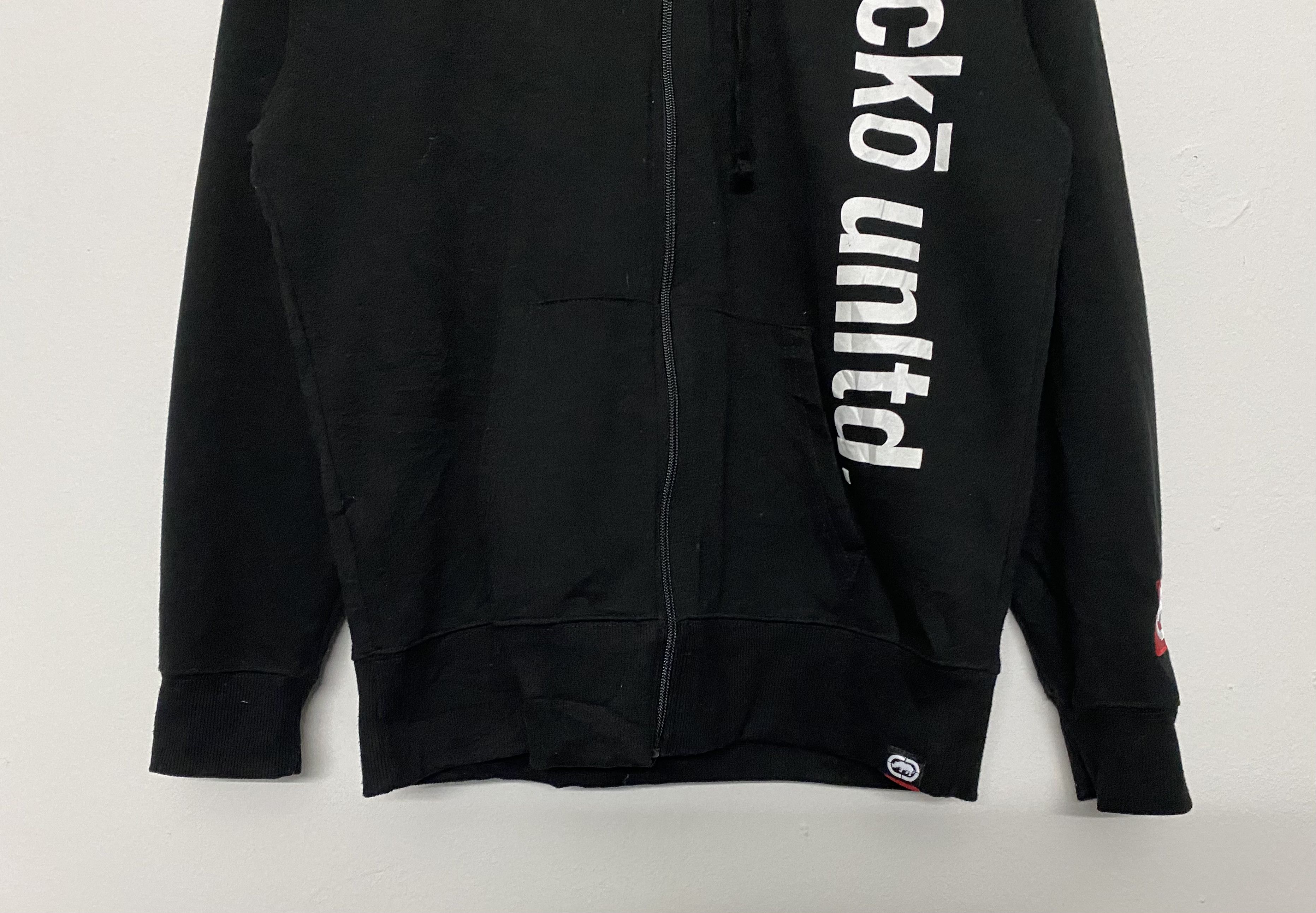 Ecko Unltd. Ecko Unltd. Full Zip Hoodie Jacket Rhino Logo Black Size L / US 10 / IT 46 - 4 Thumbnail