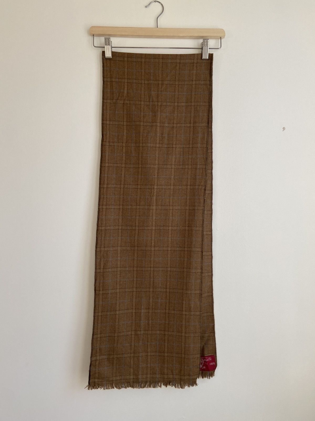 Vintage Vintage cashmere scarf Size ONE SIZE - 3 Thumbnail