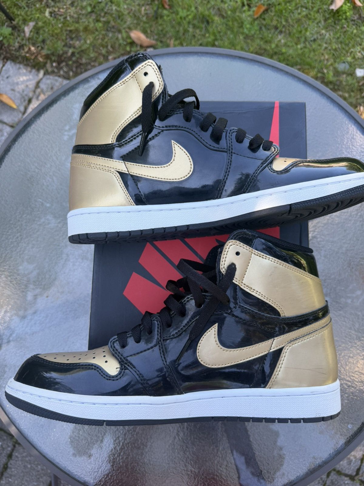 Nike Air Jordan 1 Retro High OG NRG ‘Gold Toe’ 2018 Size US 10 / EU 43 - 3 Thumbnail