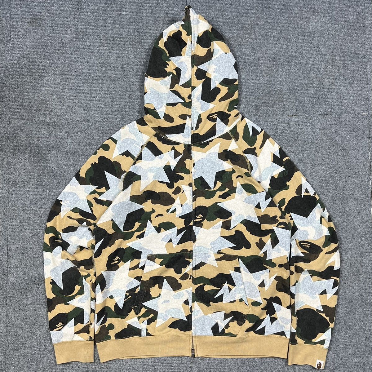Bape × Nigo Og bape sta star 1st camo full zip jacket Size US L / EU 52-54 / 3 - 1 Thumbnail