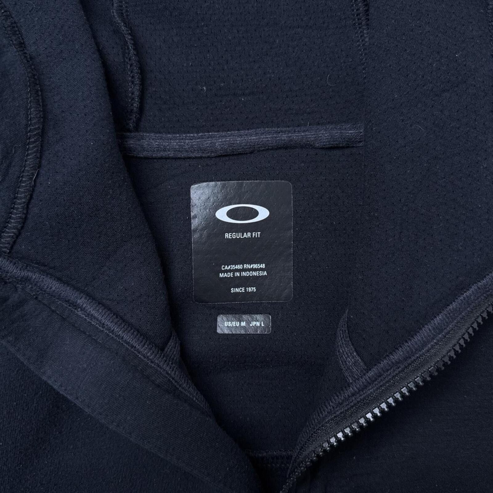 Oakley Y2K Oakley Black Fleece Zip up hoodie jacket Size US M / EU 48-50 / 2 - 6 Thumbnail