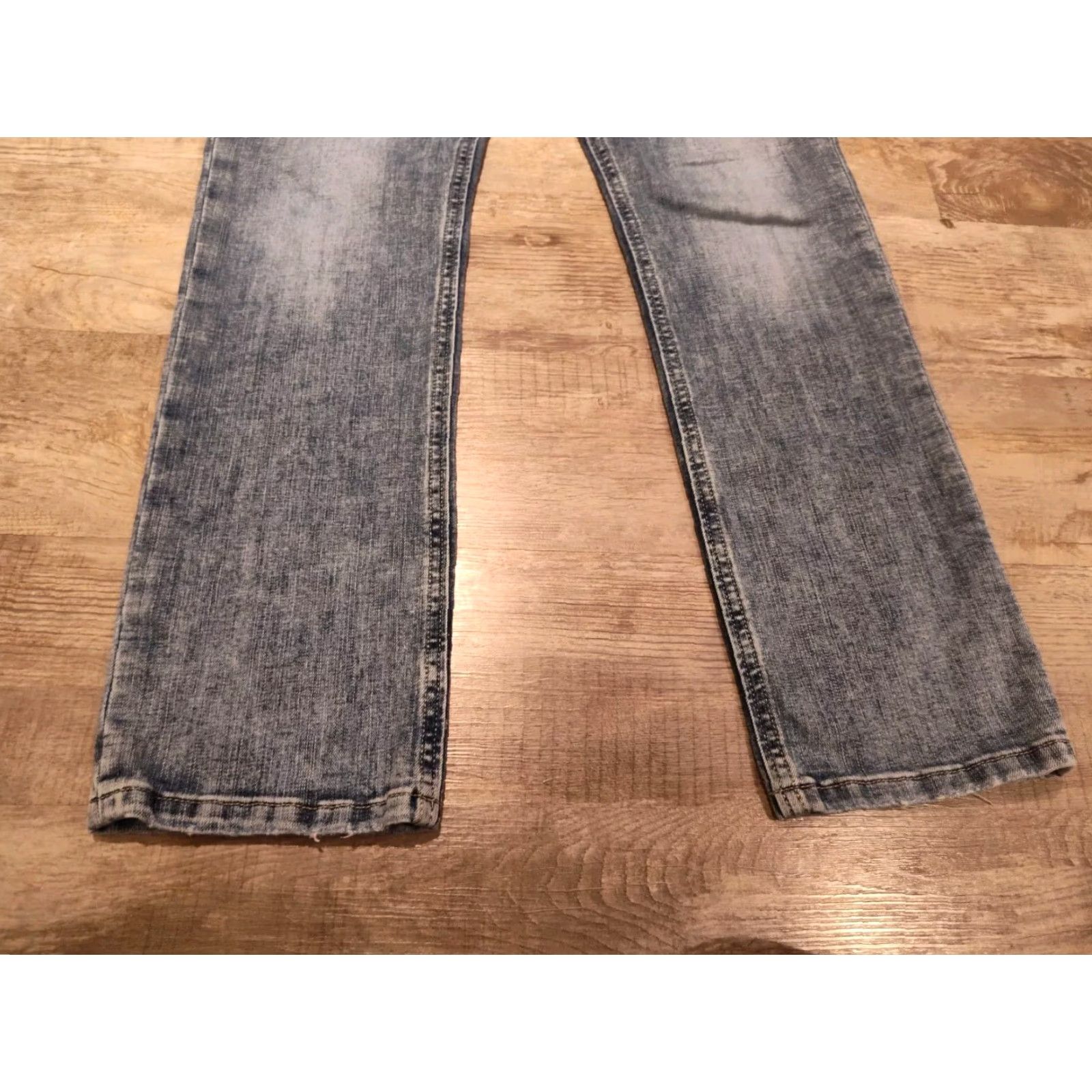 Vintage VINTAGE Rock & Republic Slim Straight Jeans Men 29x32 Medium Wash Denim Blue 90s? Size US 29 - 2 Thumbnail