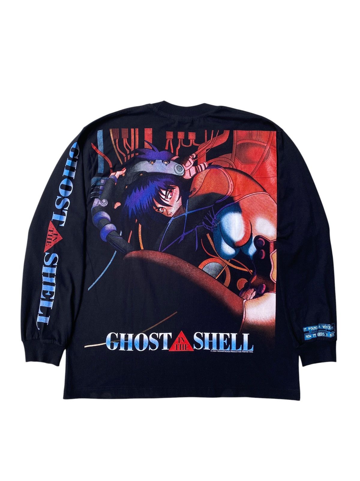 Japanese Brand Rare Ghost in the Shell Double Sided Anime Size US XL / EU 56 / 4 - 11 Thumbnail