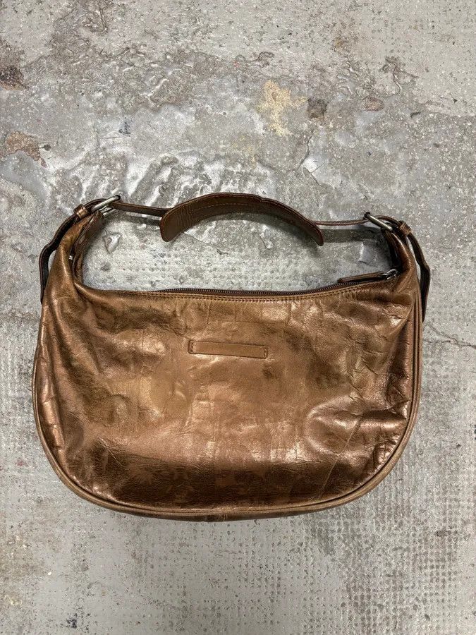 Designer × Jean Paul Gaultier × Vintage FW1999 Jean Paul Gaultier Marlene Dietrich Golden Brown Leather Bag Size ONE SIZE - 2 Thumbnail