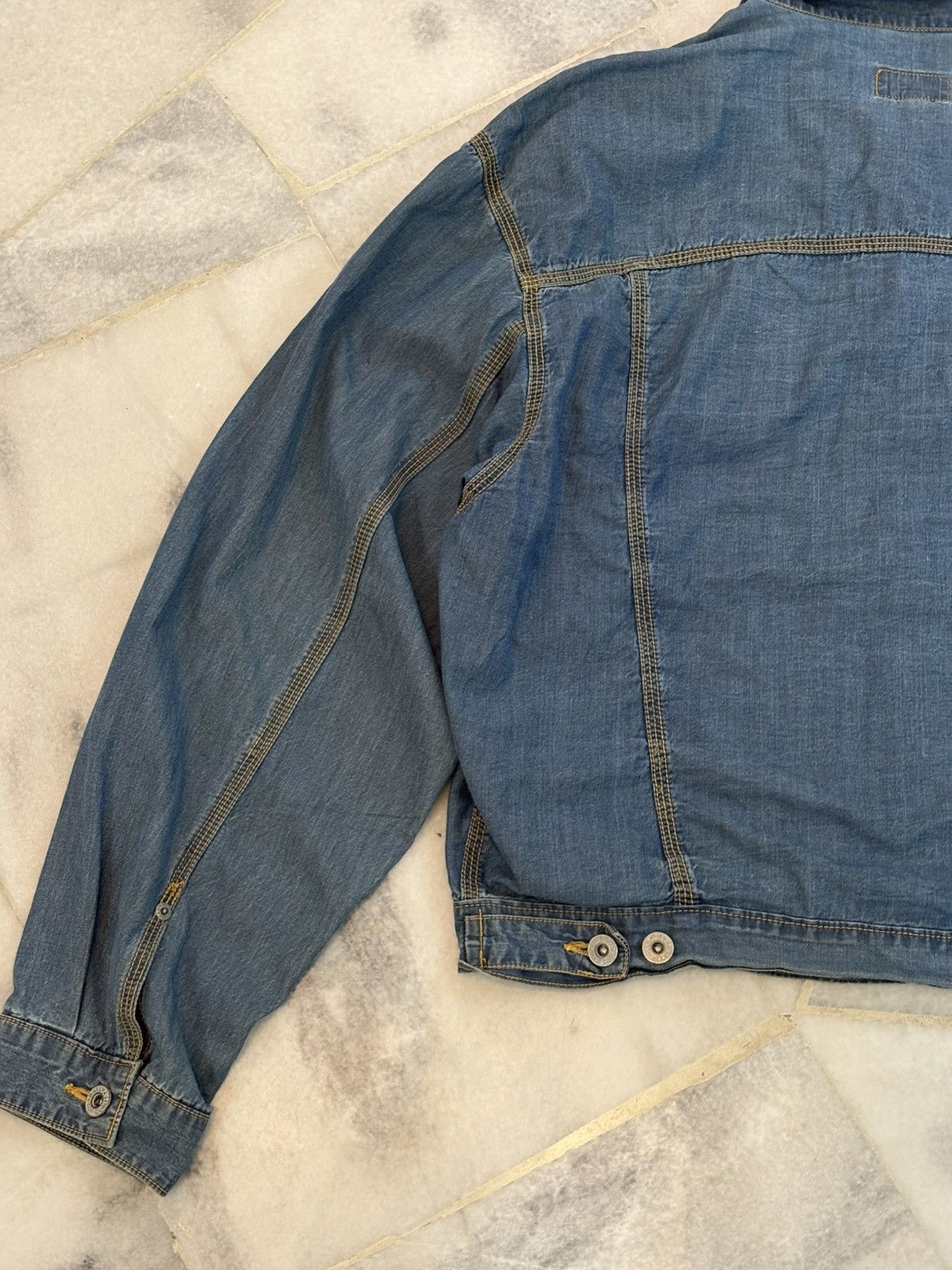 Japanese Brand 90s Ball Denim Jacket Size US M / EU 48-50 / 2 - 14 Thumbnail