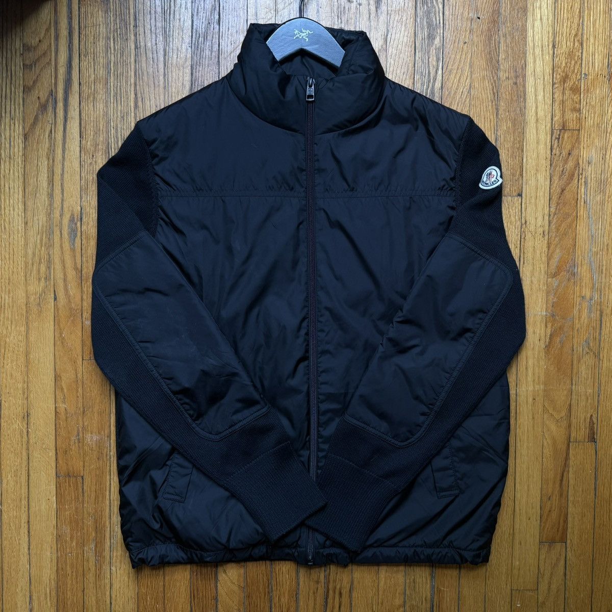 Moncler Black Moncler Tricot Cardigan Size US XL / EU 56 / 4 - 1 Thumbnail