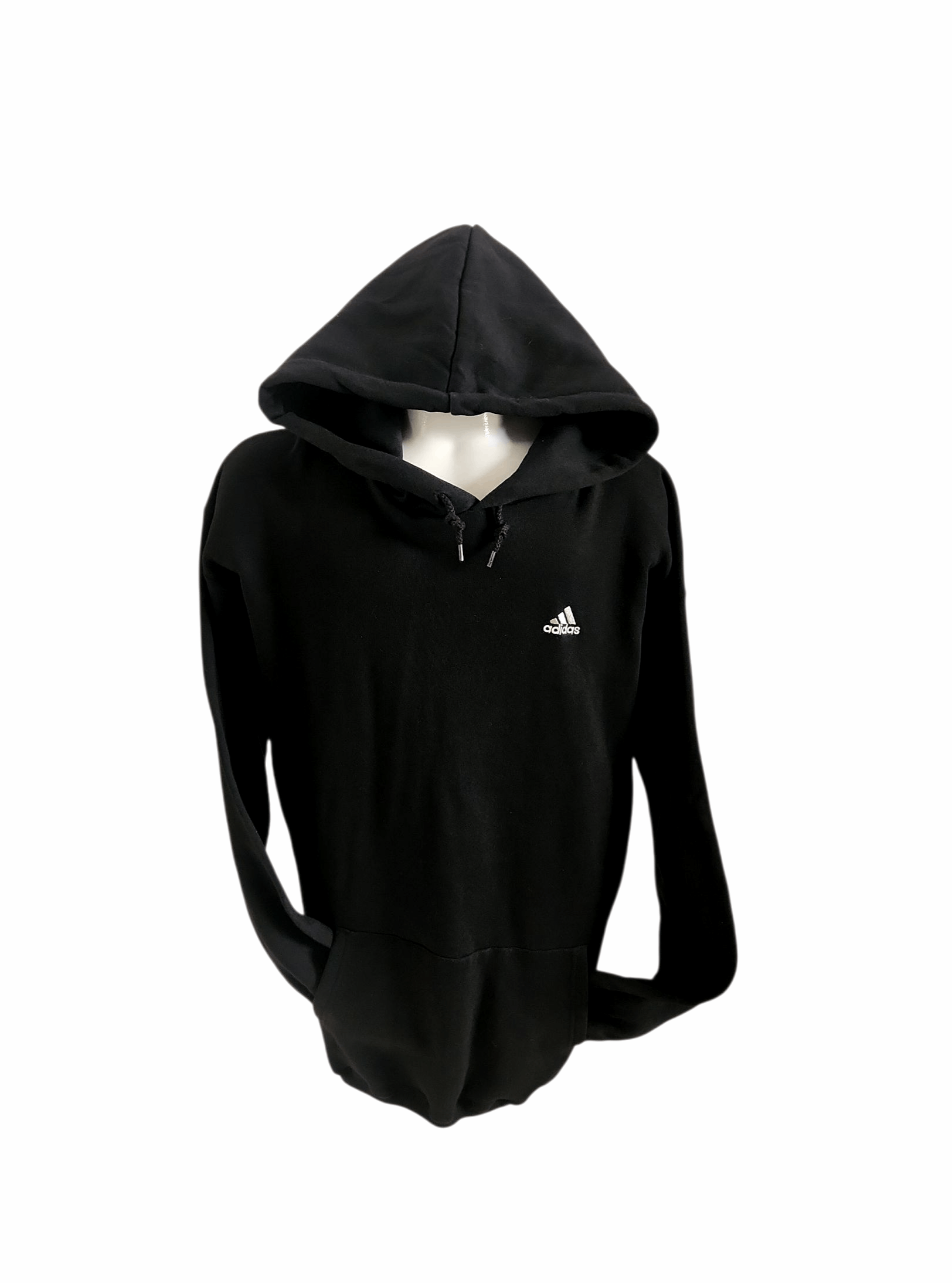 Adidas Adidas Fleece Vintage Black hoodie Sweatshirt 90s USA XL New Size US XL / EU 56 / 4 - 1 Thumbnail