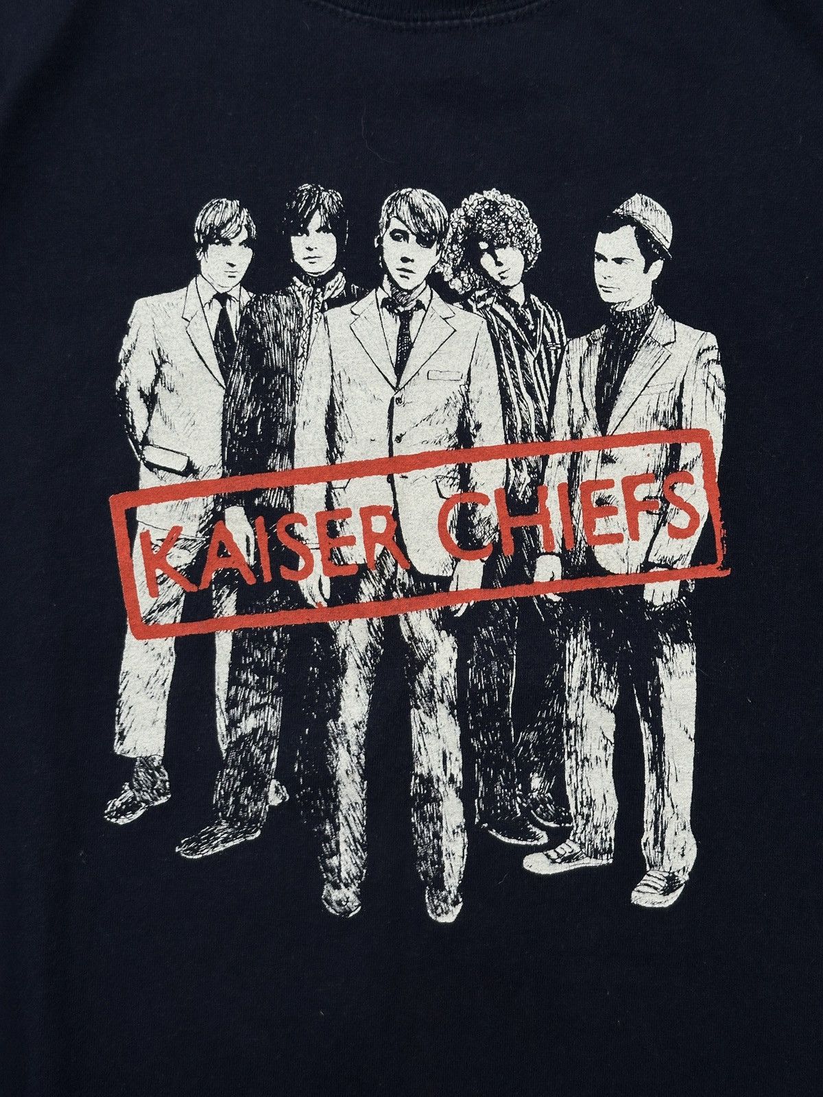 Band Tees Vintage 2006 Kaiser Chiefs Tour Band Tee Navy XL Size US XL / EU 56 / 4 - 3 Thumbnail
