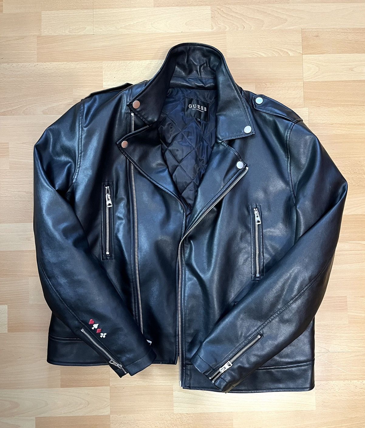Guess Guess All Aces Faux Jacket Size US L / EU 52-54 / 3 - 1 Thumbnail